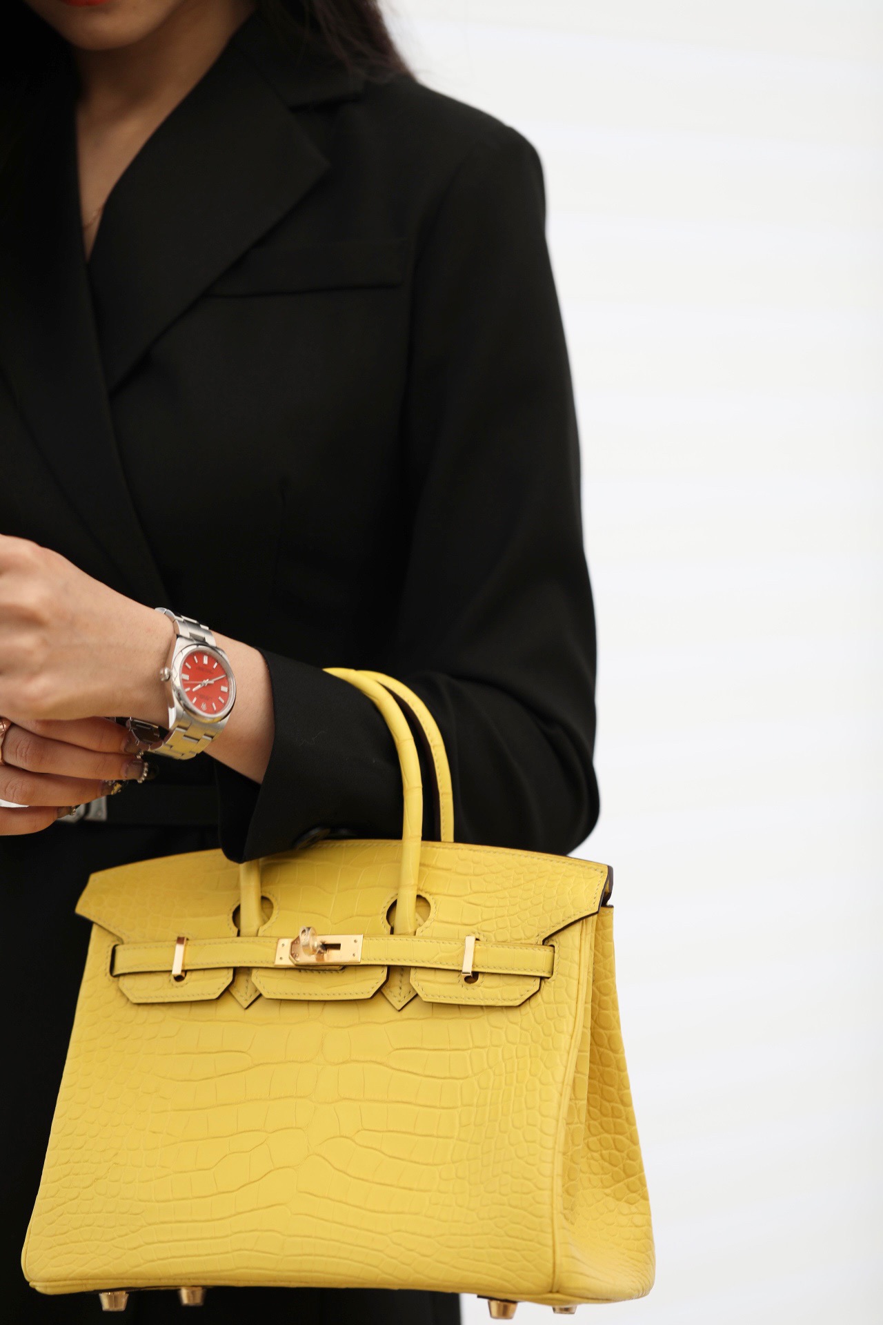 Crocodile leather #M9 Mimosa  Birkin 25-3cm