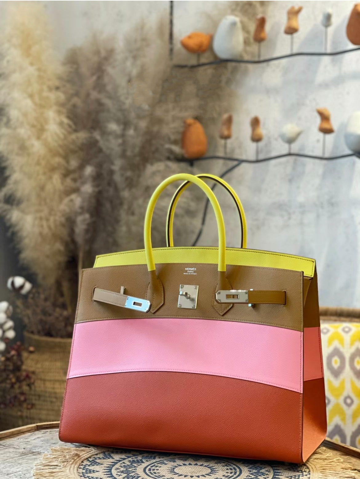 Hermes Birkin 35cm espom rainbow