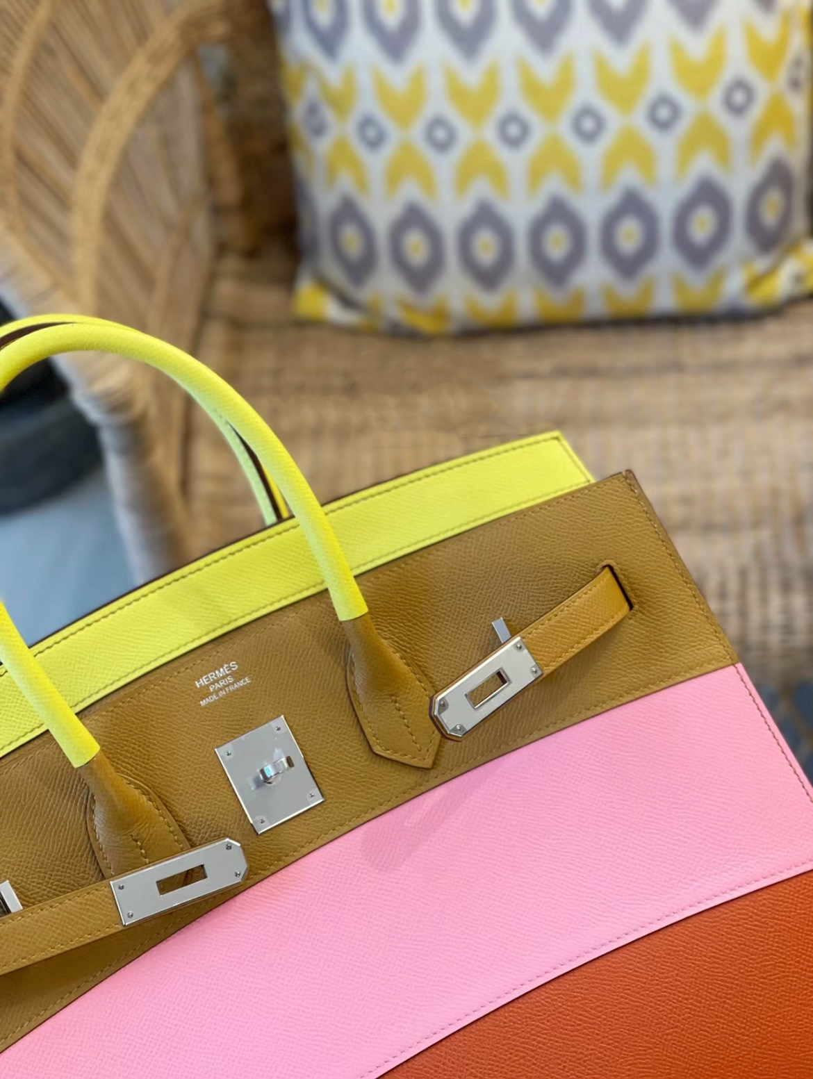 Hermes Birkin 35cm espom rainbow