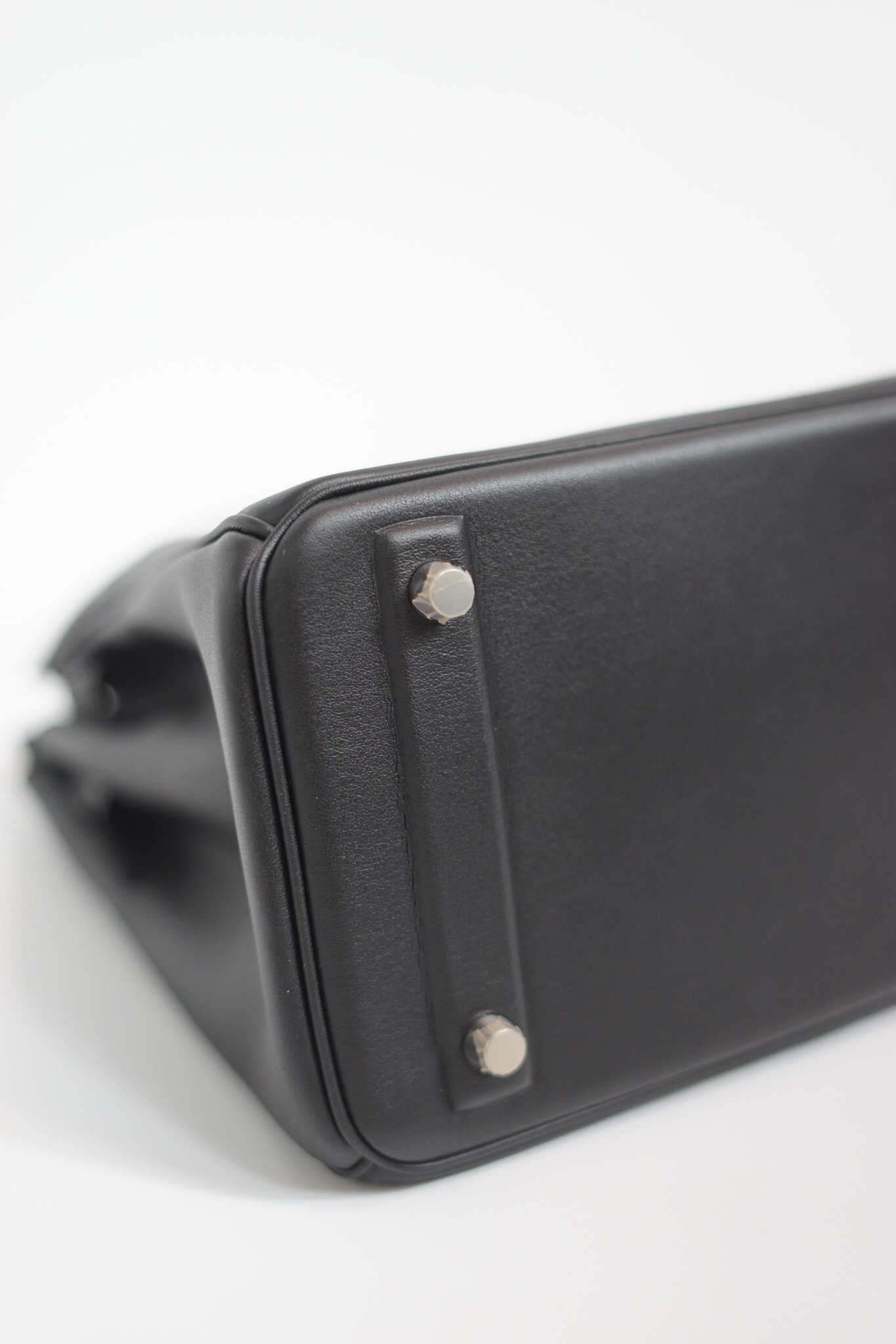 Hermes Shadow Birkin 25cm Switf Black