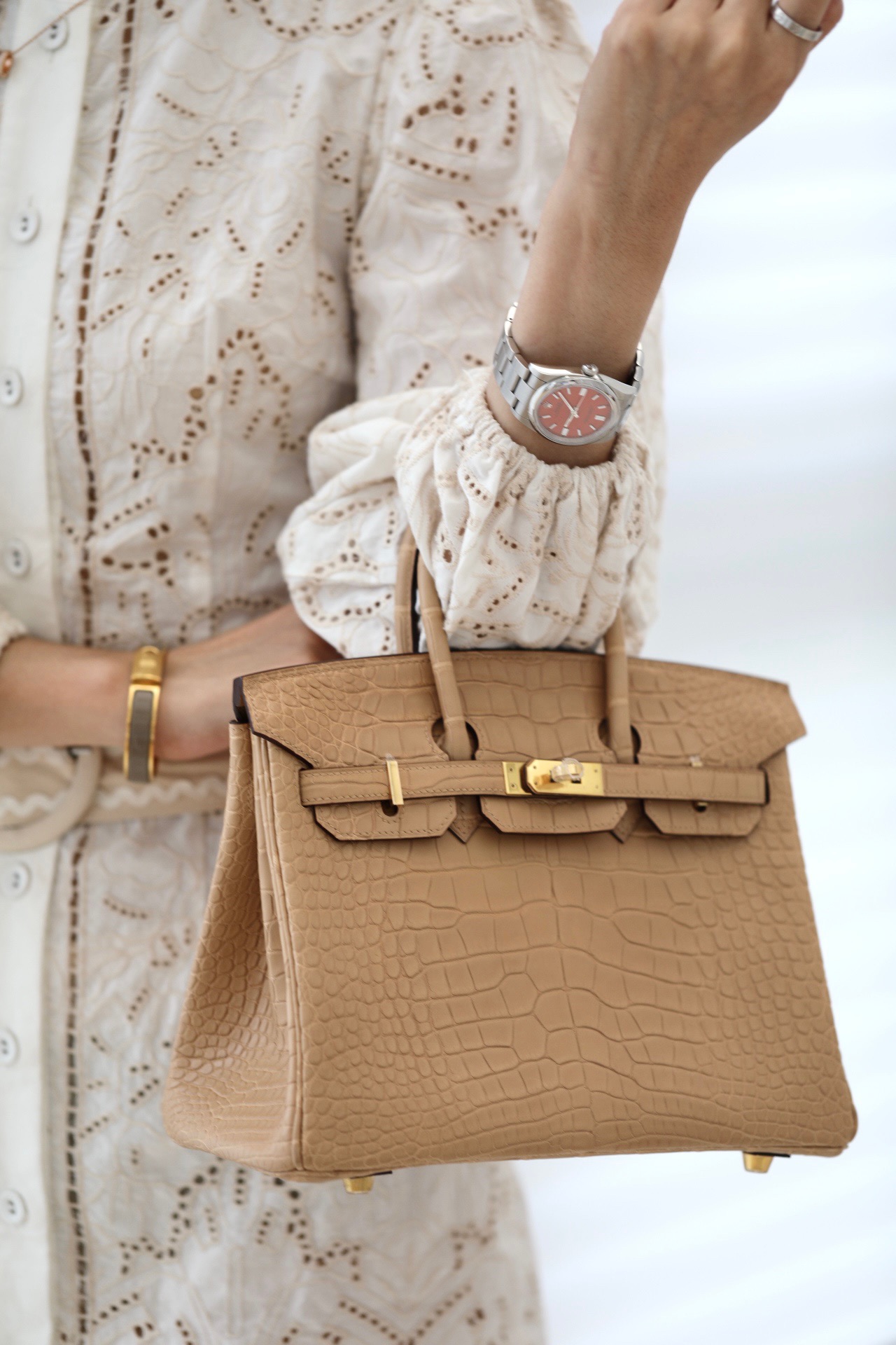 Crocodile leather #0M Chai  Birkin 25-35cm