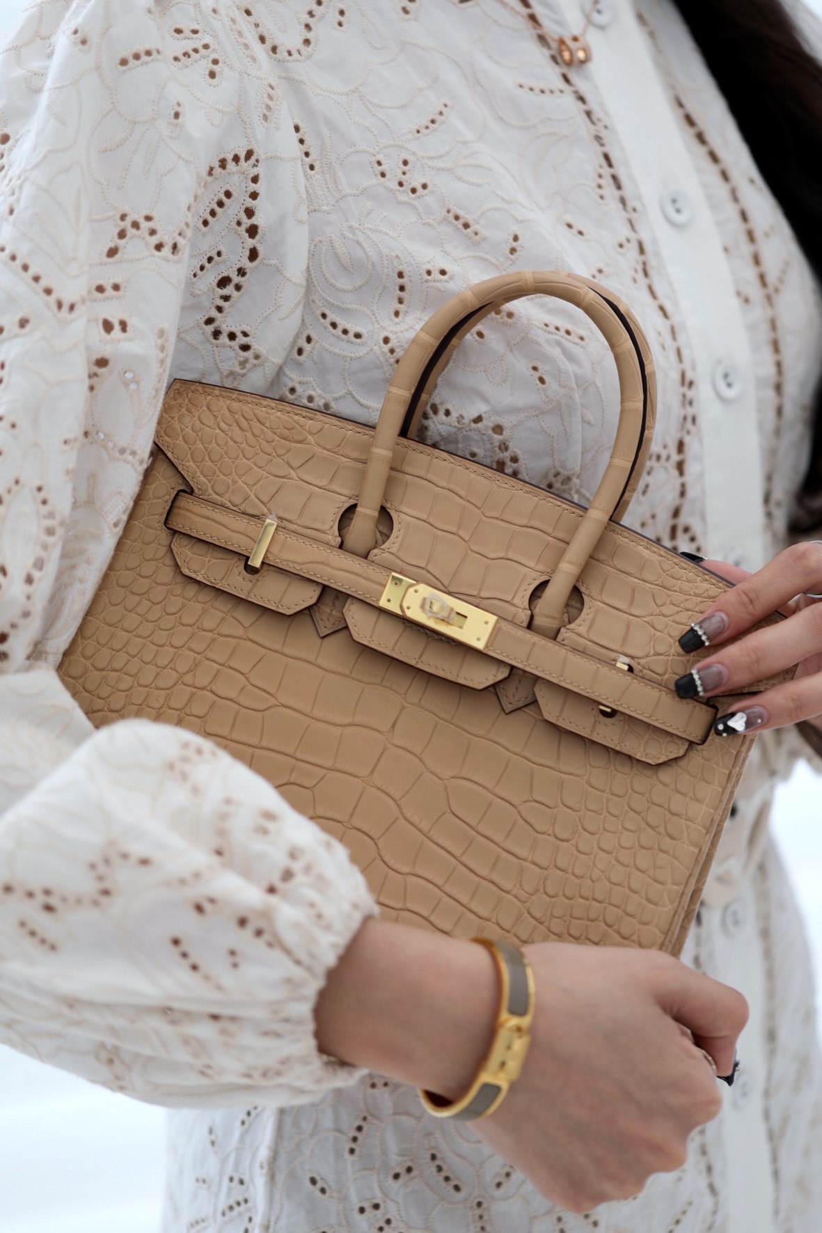 Crocodile leather #0M Chai  Birkin 25-35cm