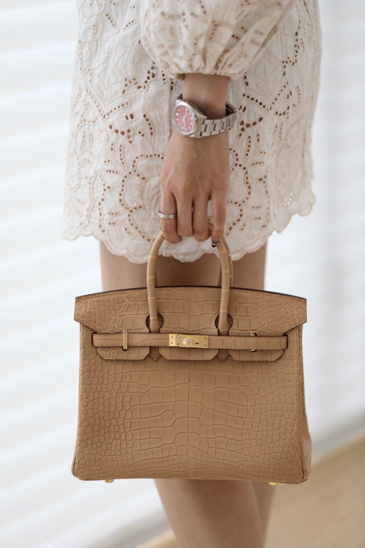 Crocodile leather #0M Chai  Birkin 25-35cm