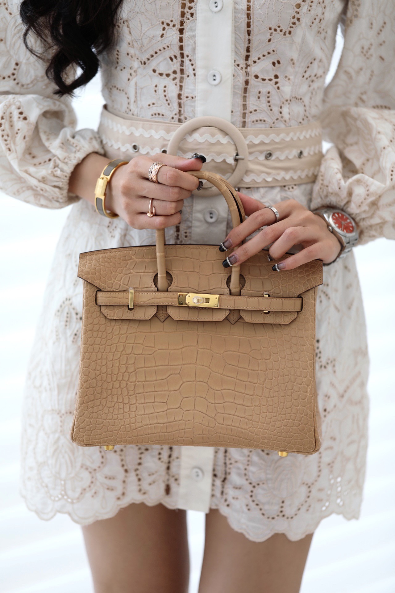 Crocodile leather #0M Chai  Birkin 25-35cm