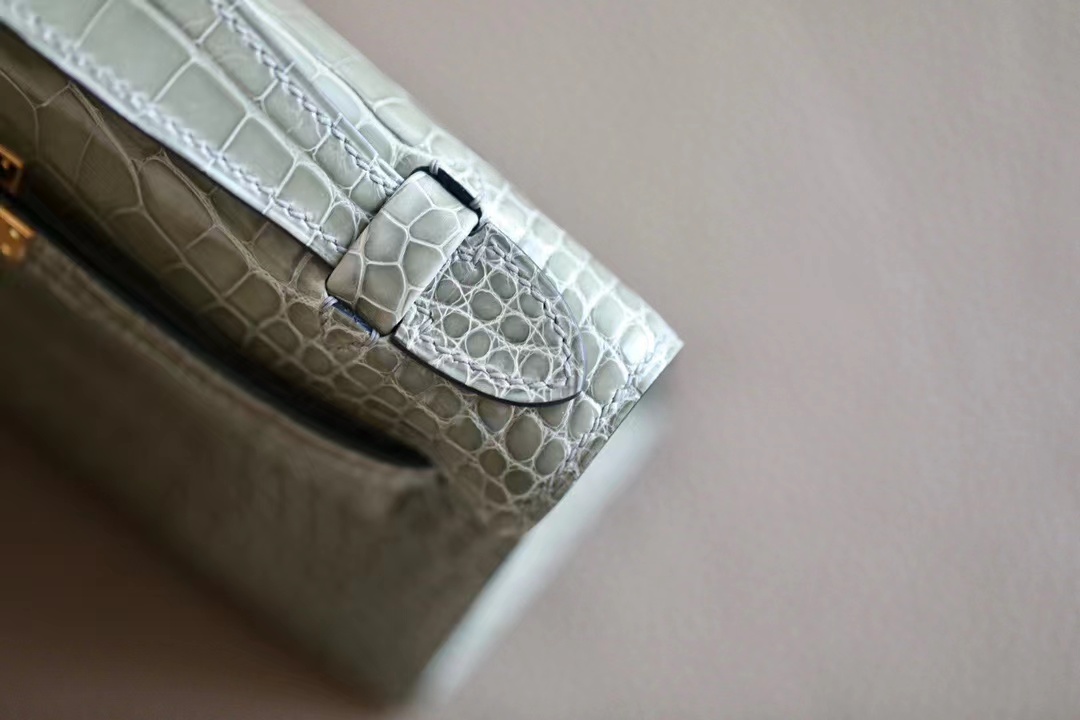 Crocodile Kelly #0V Gris Neve 22cm