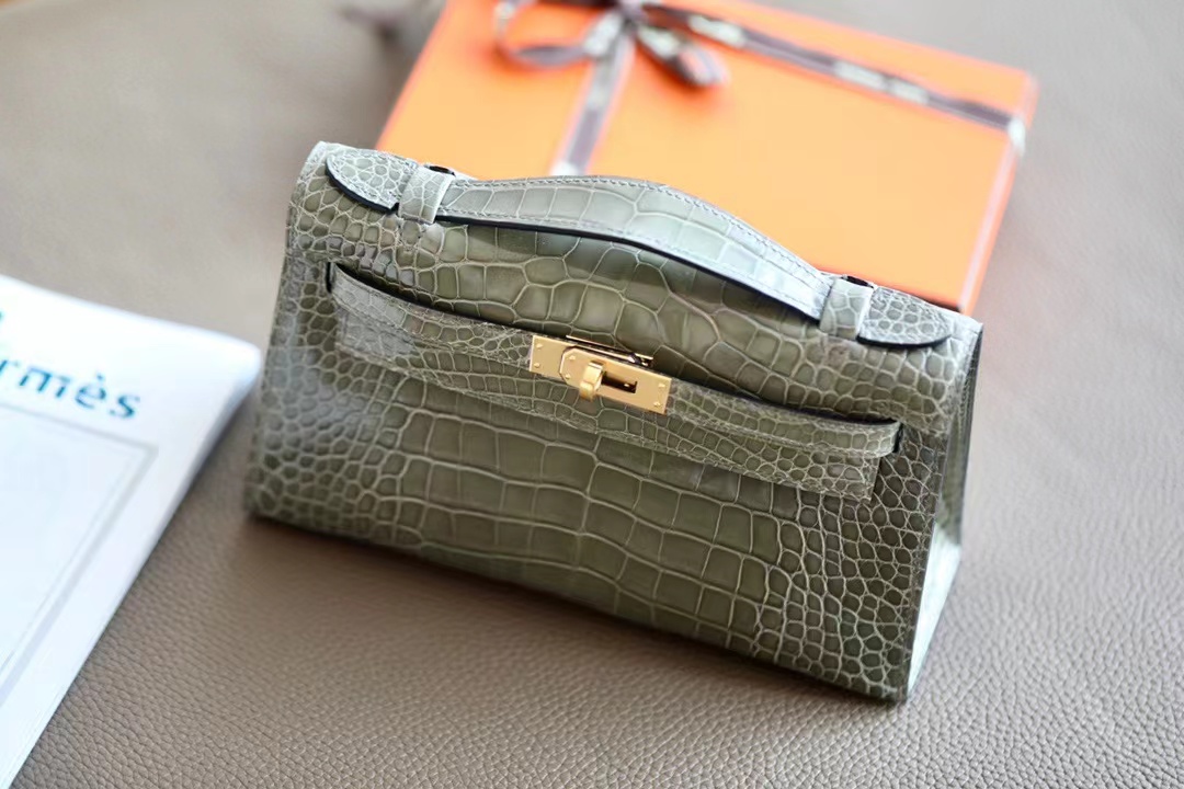 Crocodile Kelly #0V Gris Neve 22cm