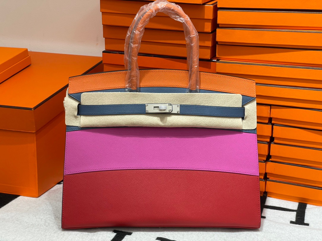Hermes Birkin 35cm espom rainbow