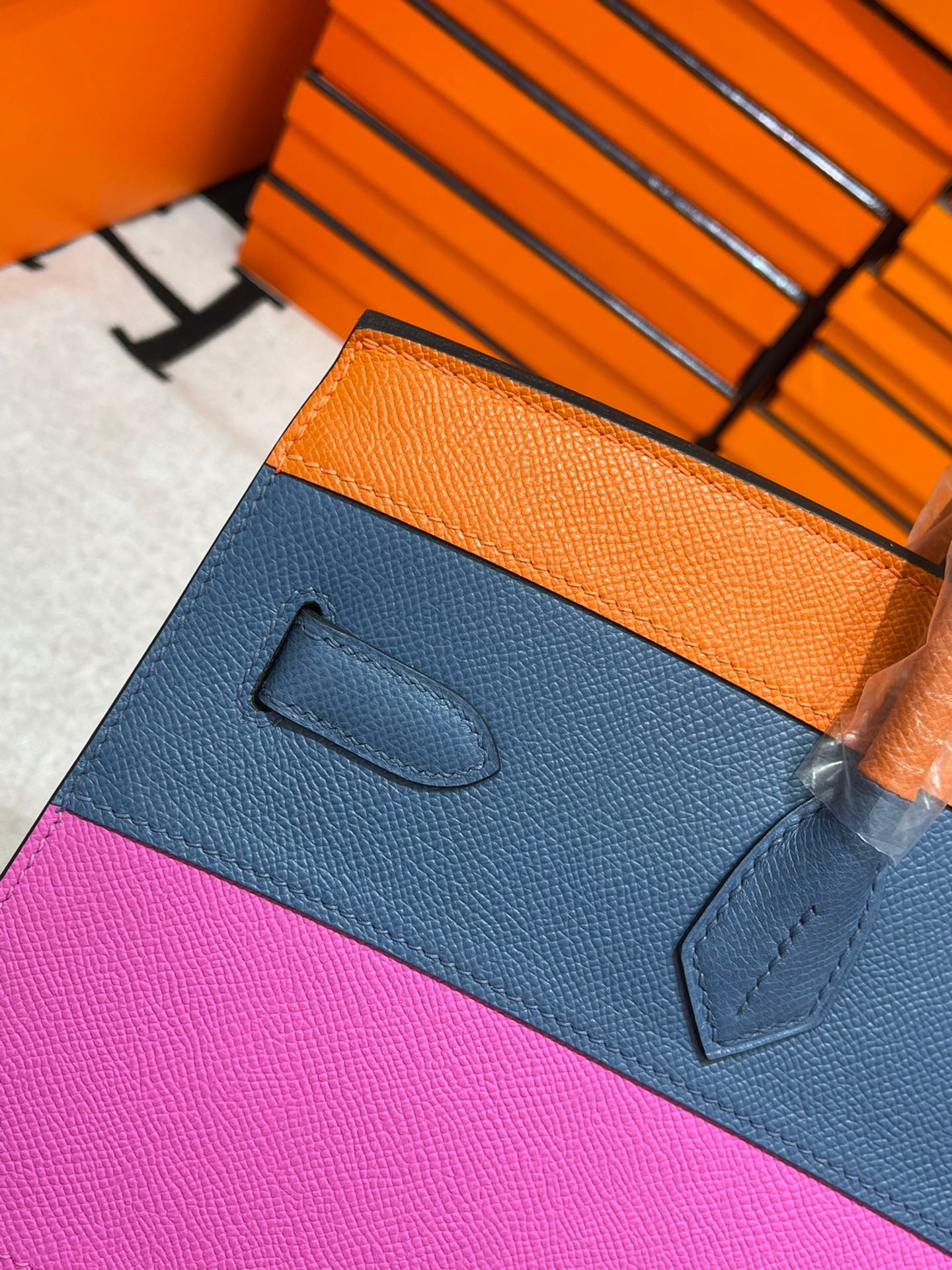 Hermes Birkin 35cm espom rainbow