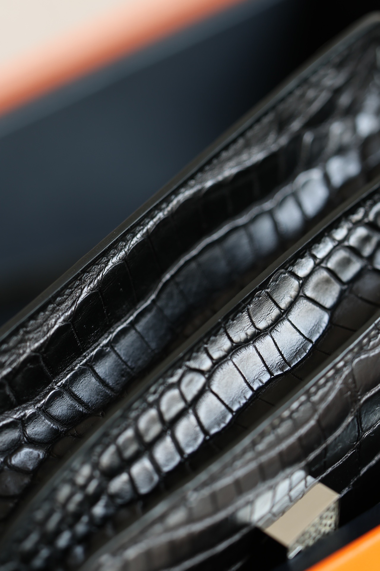 Constance skin with Lizard skin Constance #89 Nolr 19-24cm