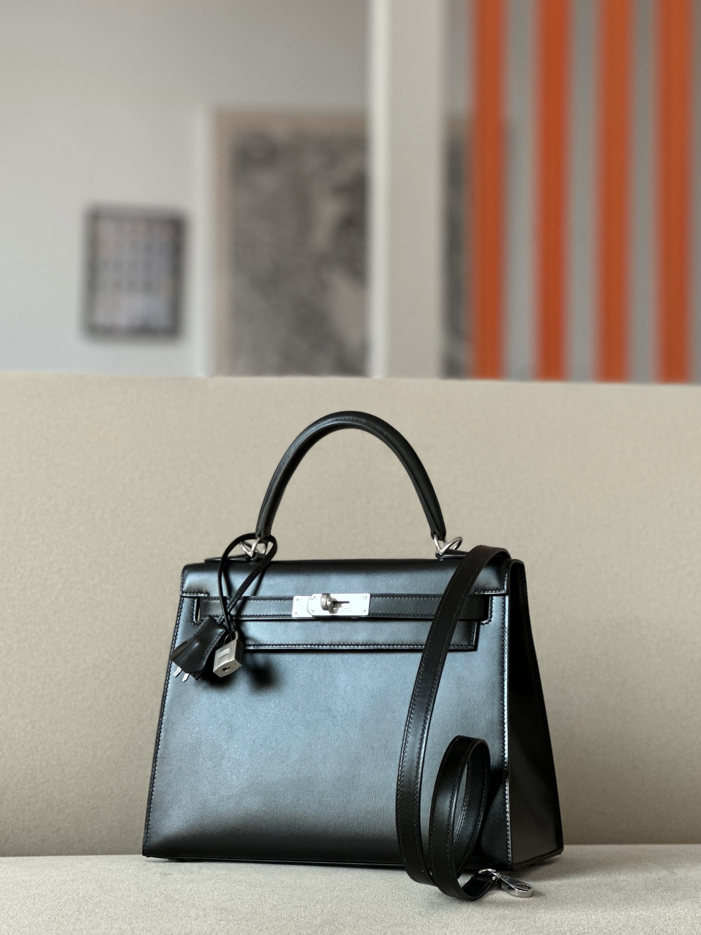 Hermes Kelly #89 Nolr 25-28cm BOX Selier