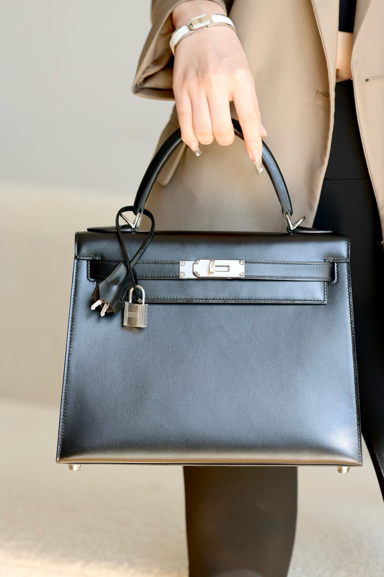 Hermes Kelly #89 Nolr 25-28cm BOX Selier