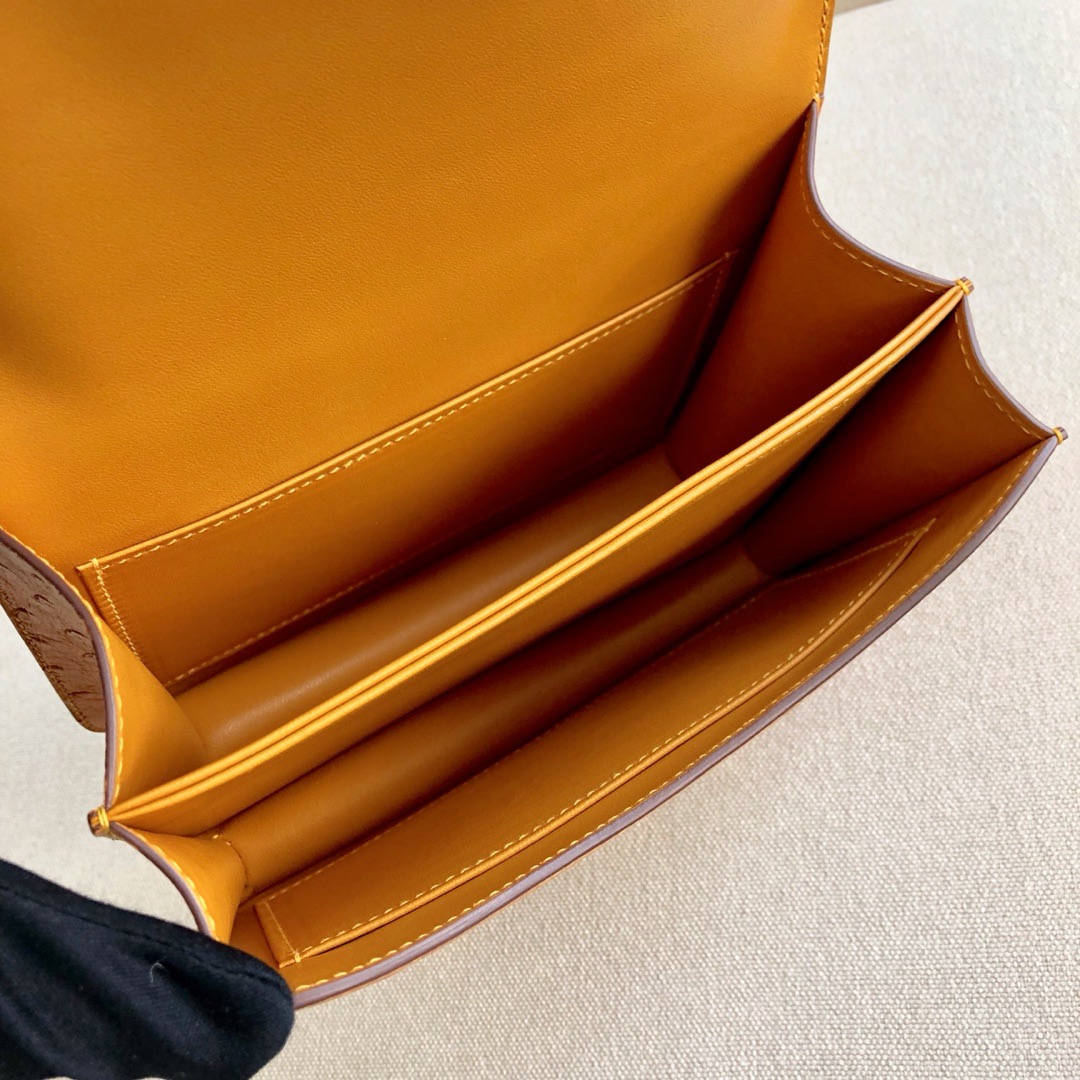 Hermes Constance #93 Orange  Ostrich