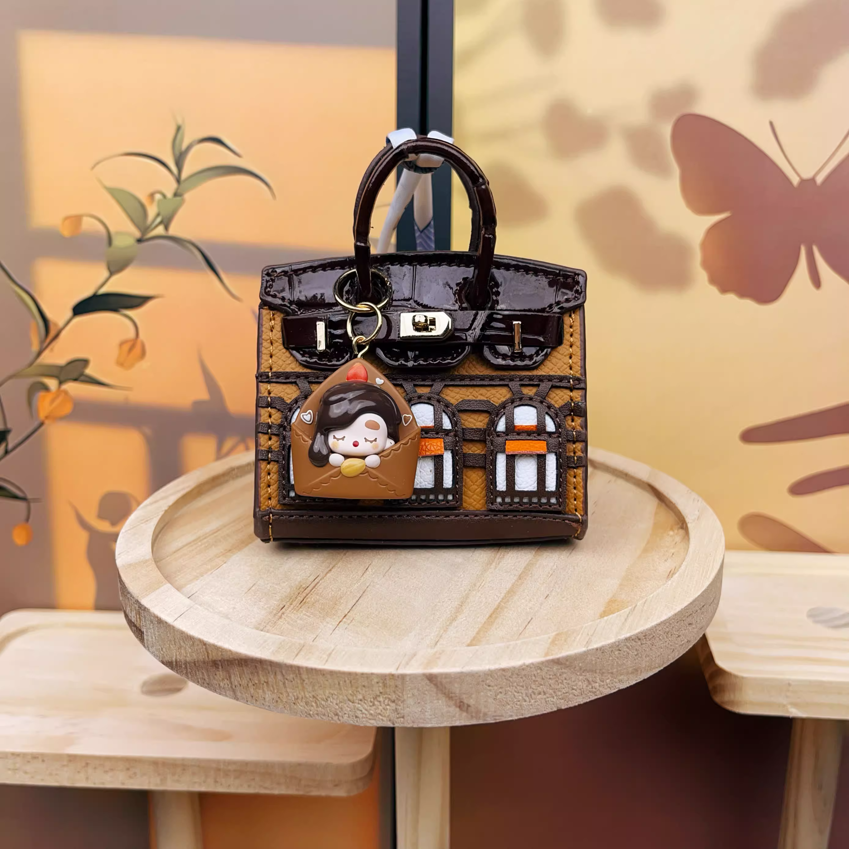 2 Birkin BAGS pendant