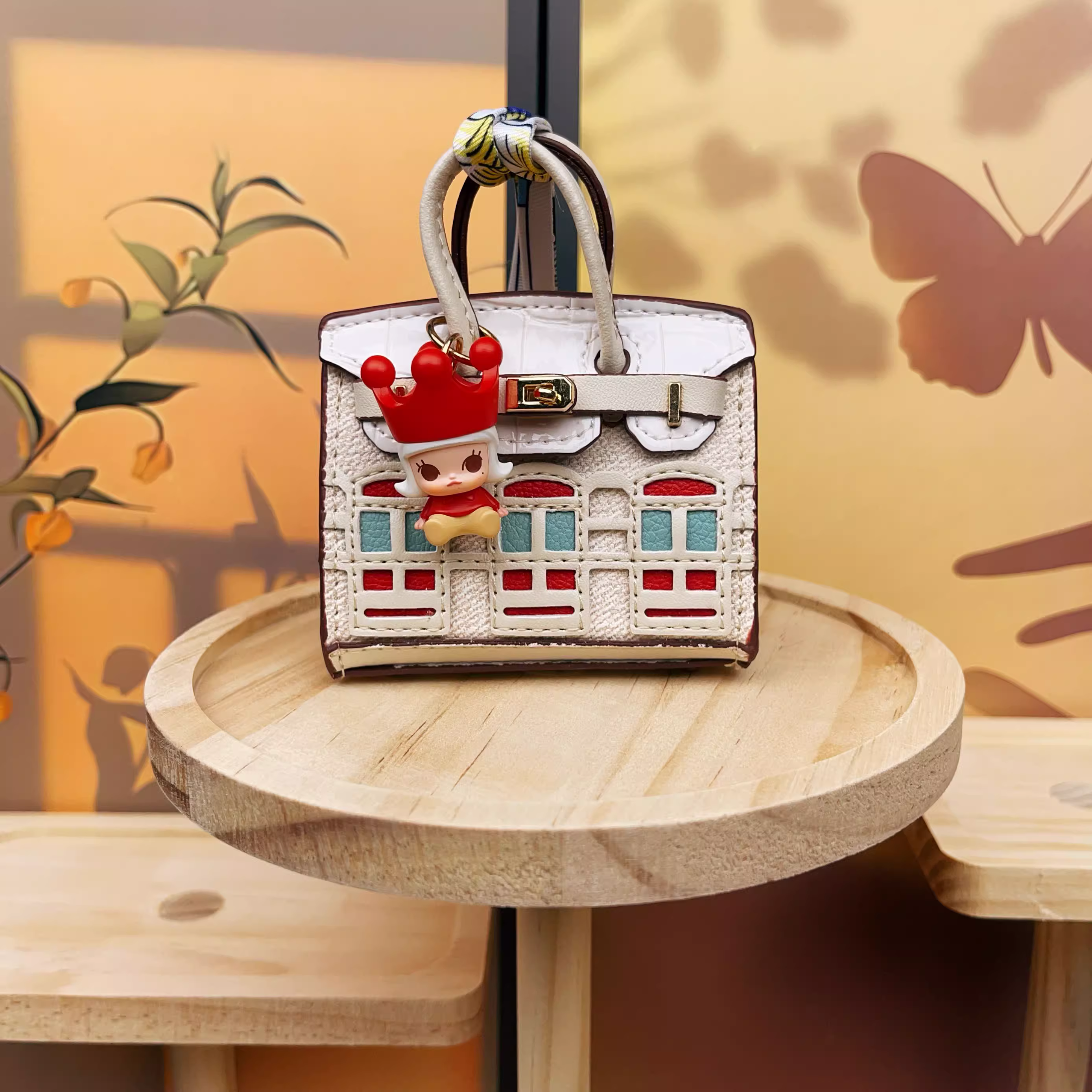 2 Birkin BAGS pendant