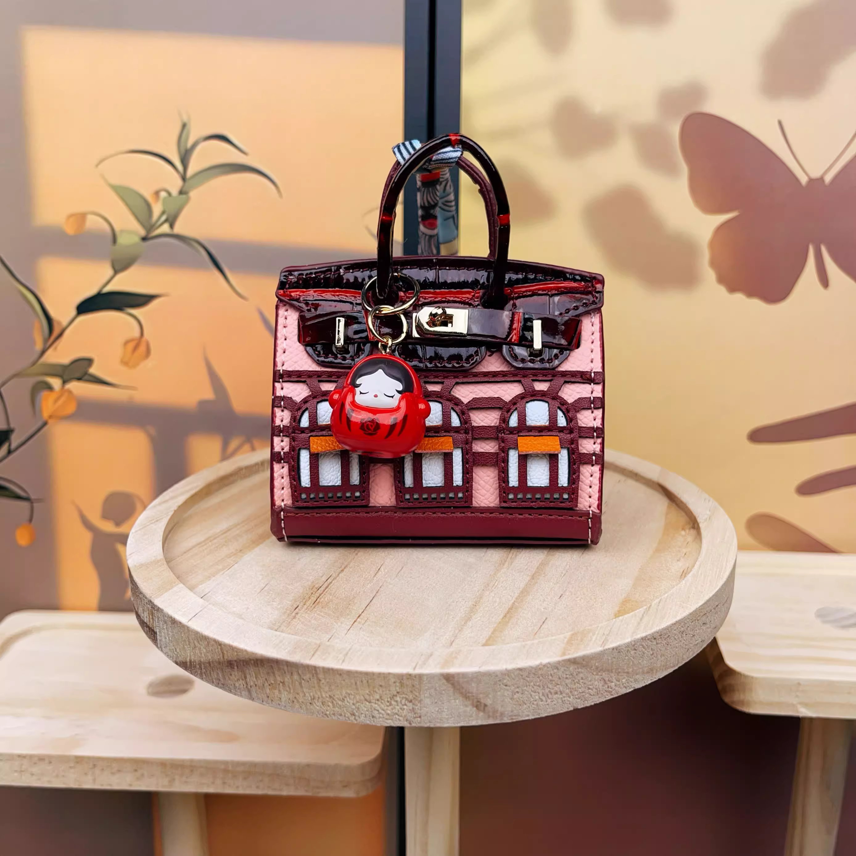 2 Birkin BAGS pendant