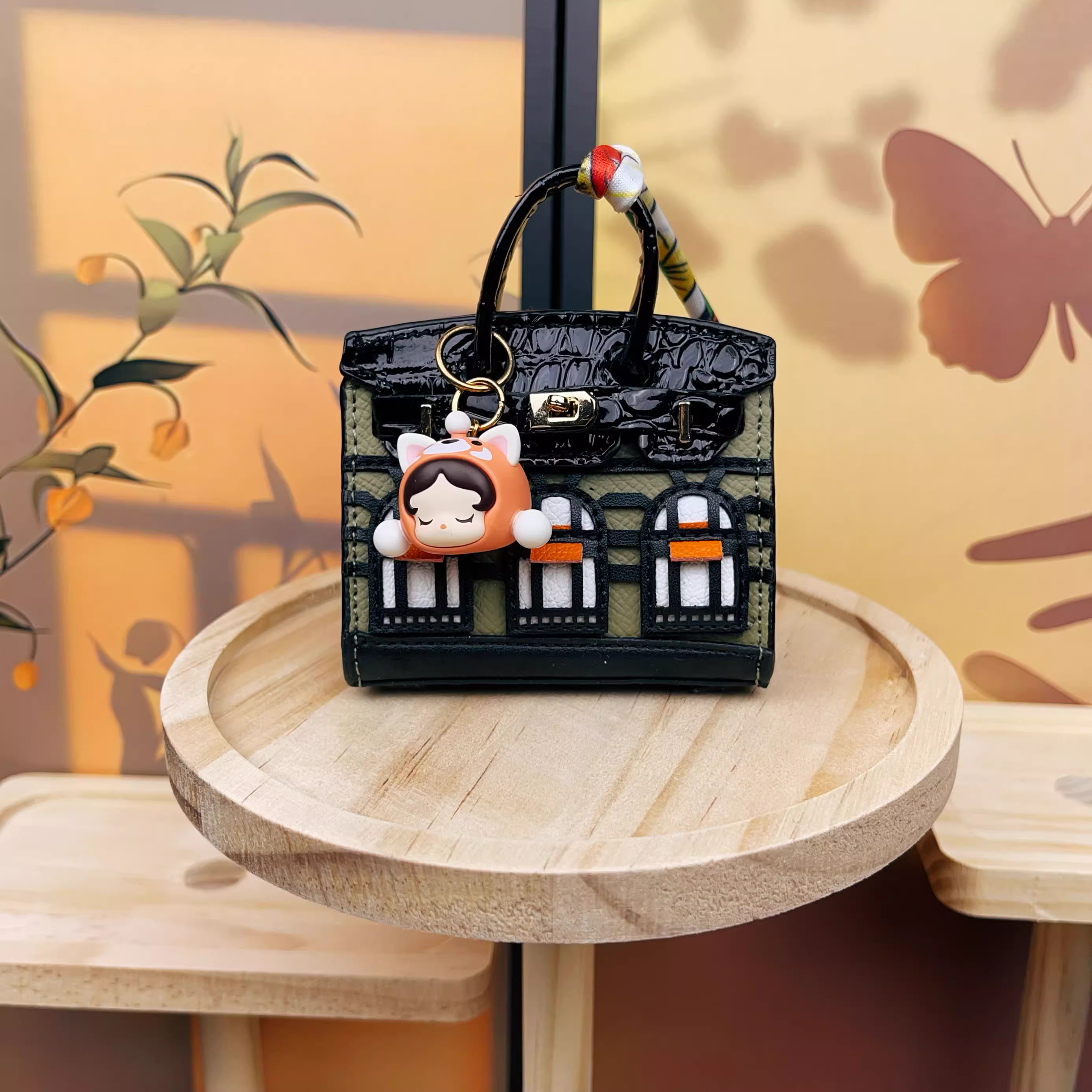 2 Birkin BAGS pendant