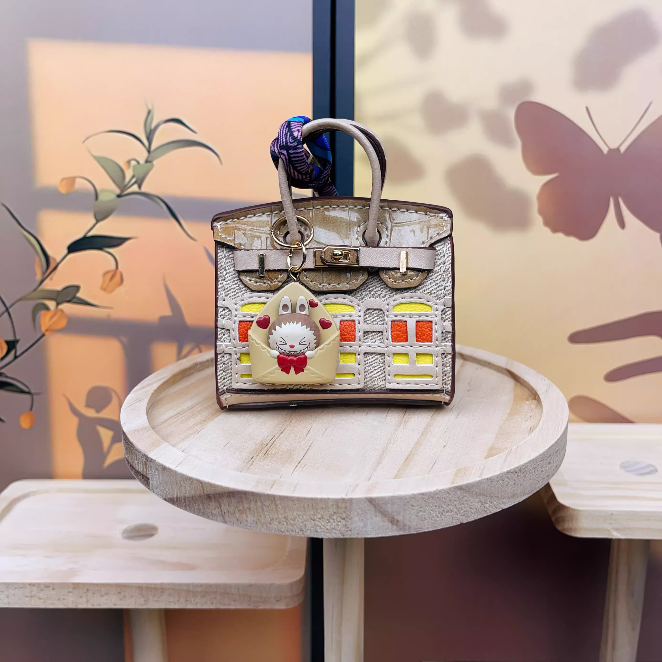 2 Birkin BAGS pendant