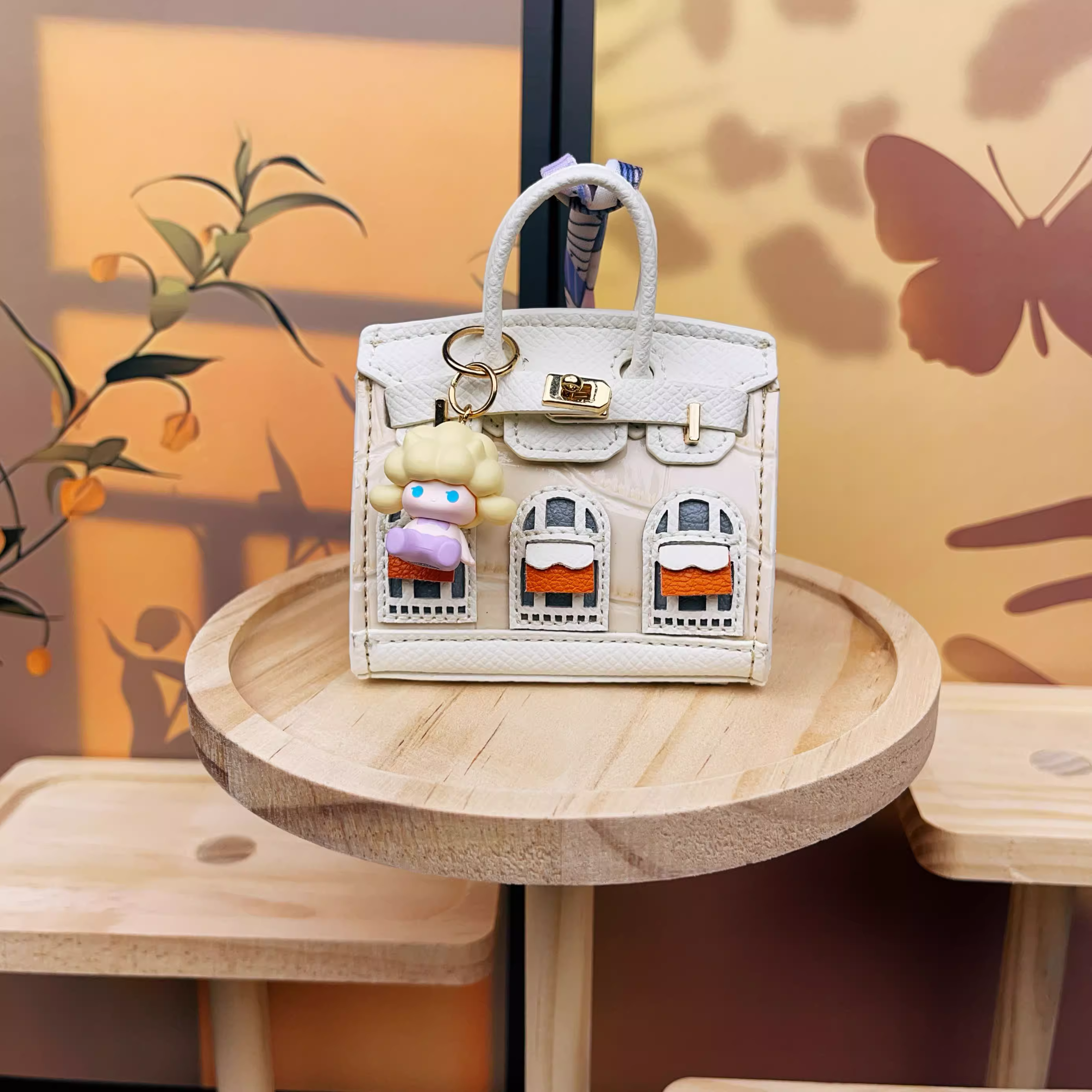 2 Birkin BAGS pendant