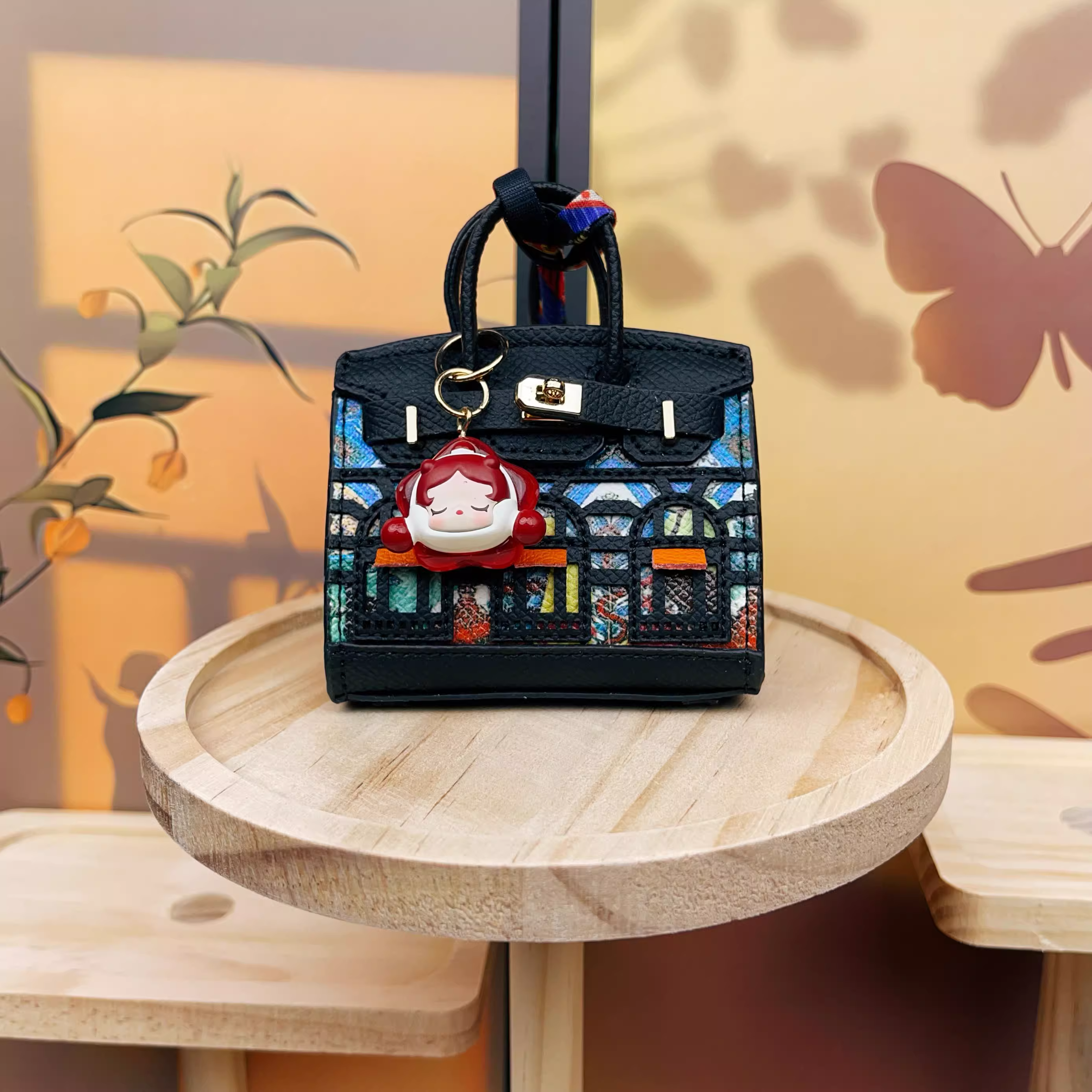 2 Birkin BAGS pendant