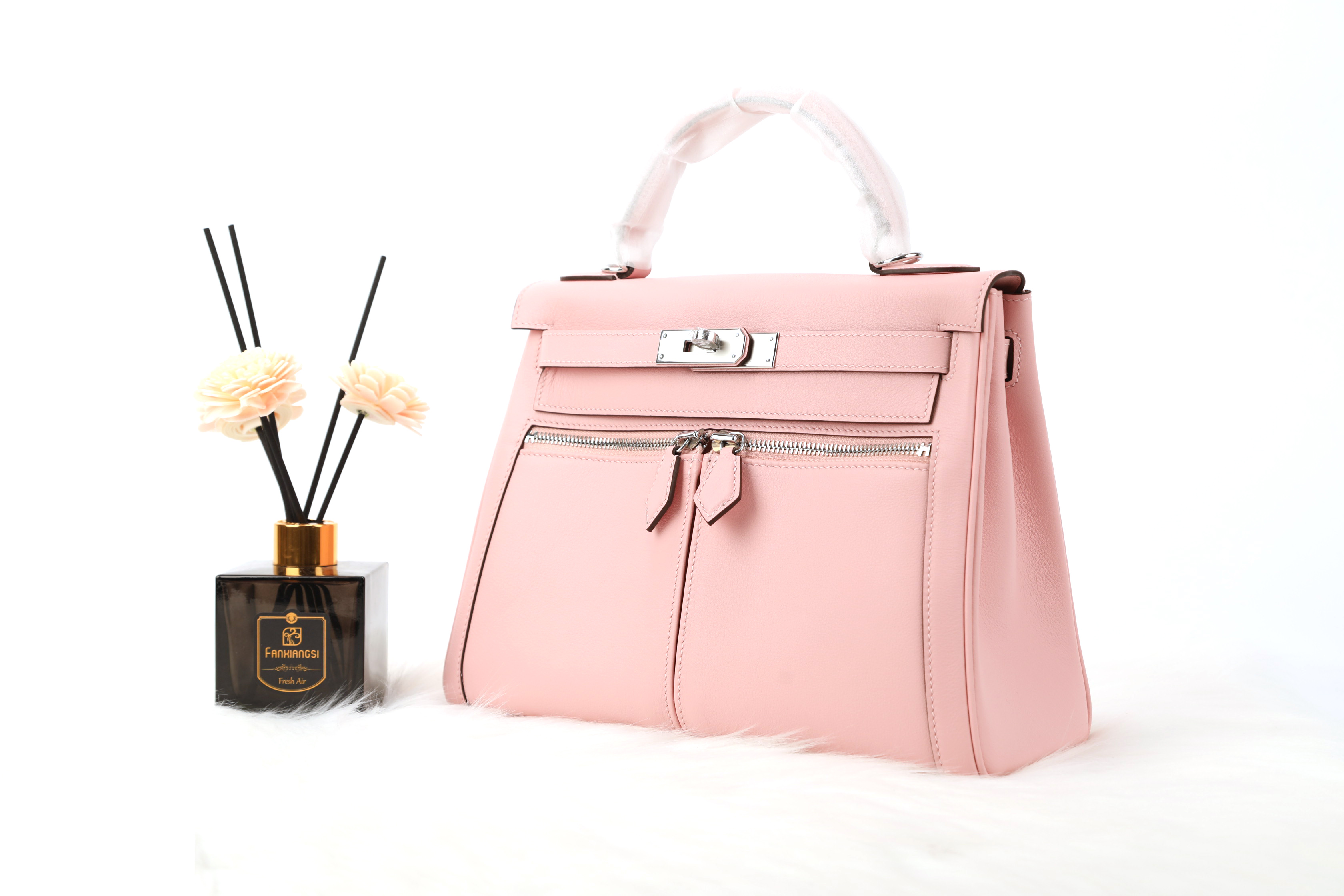 Hermes Lakis Kelly #3Q Rose Sakura 28cm Swift