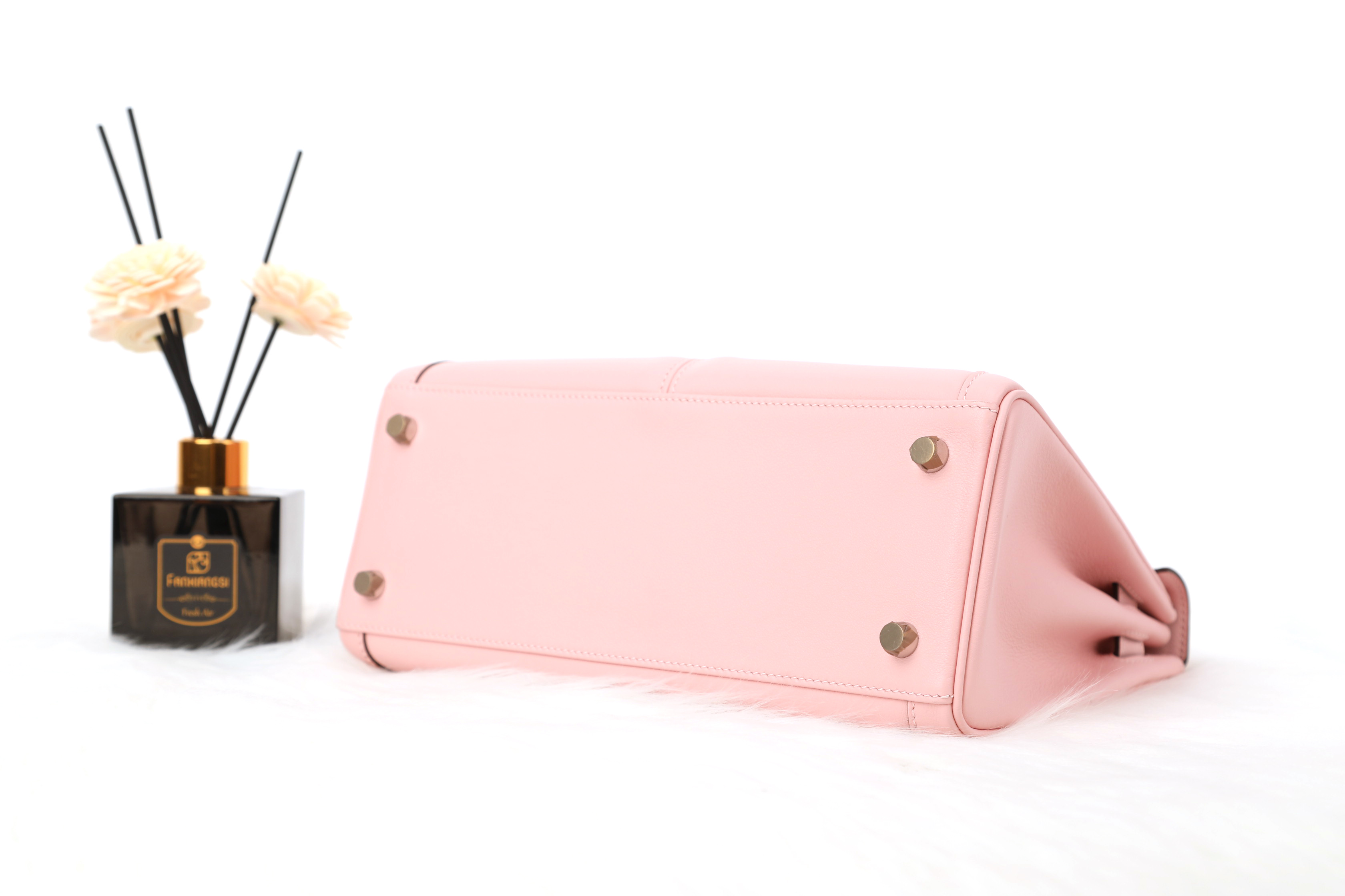 Hermes Lakis Kelly #3Q Rose Sakura 28cm Swift