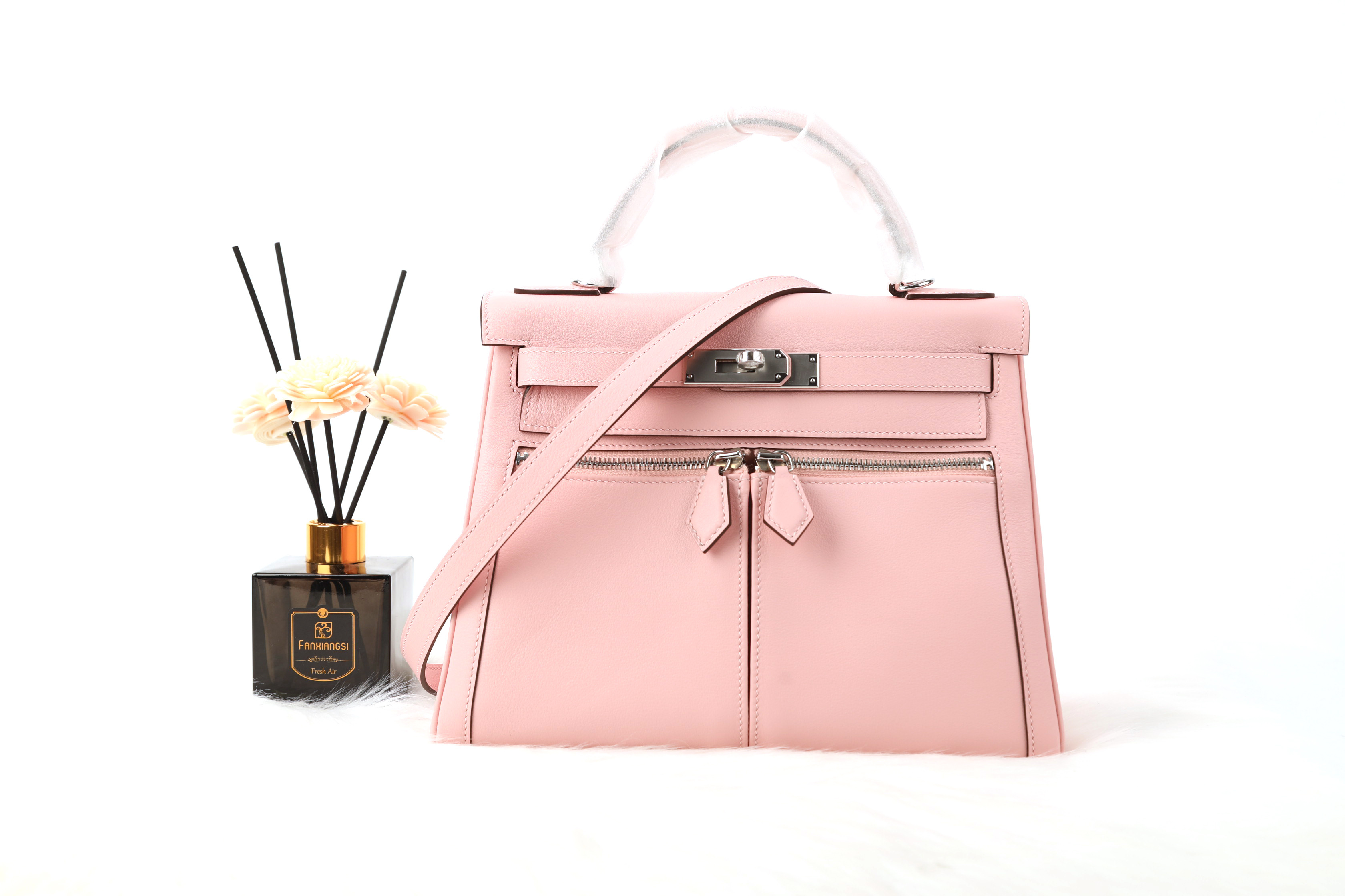 Hermes Lakis Kelly #3Q Rose Sakura 28cm Swift