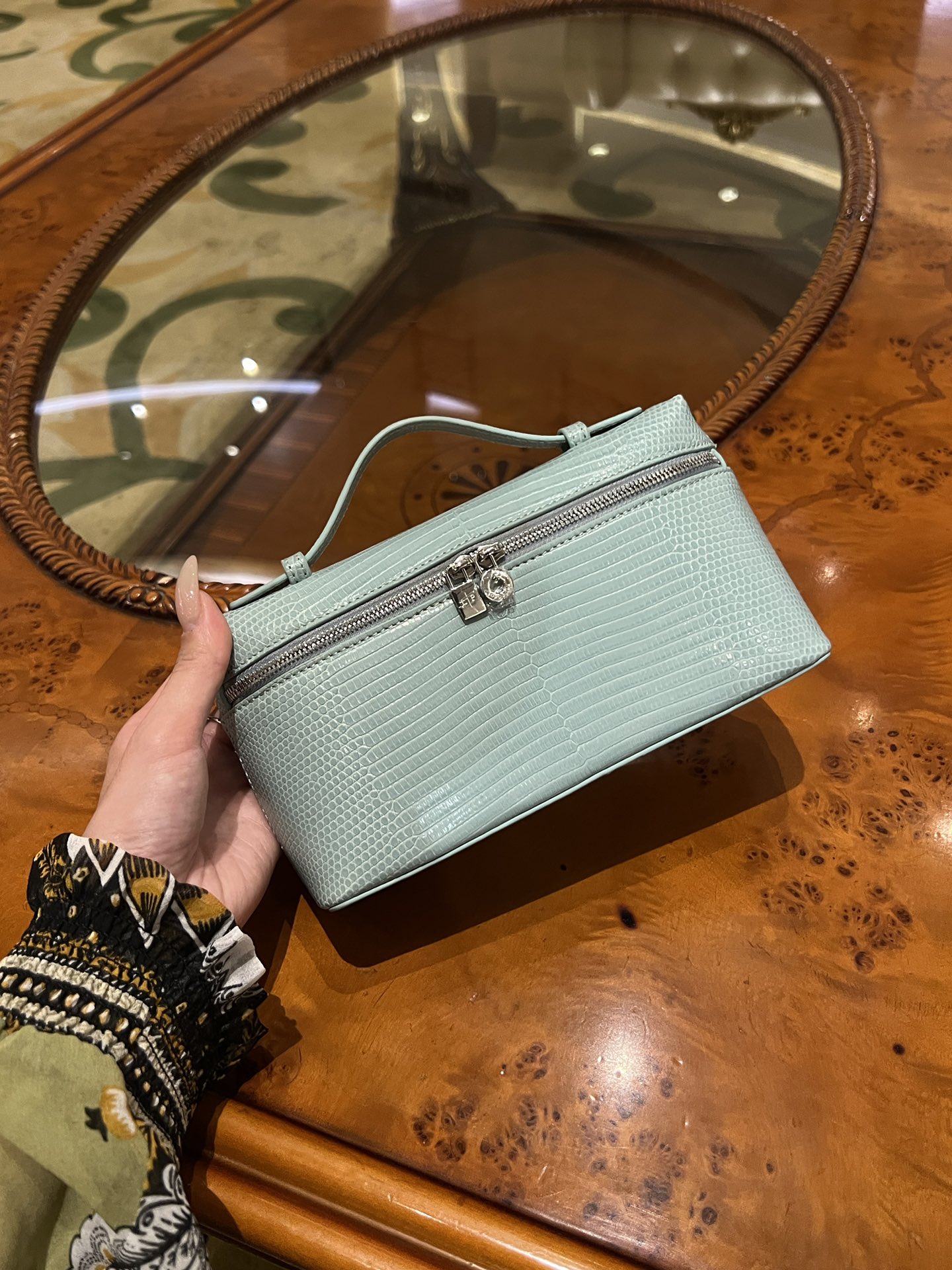 Loro Piana Extra pocket 19 Lizard skin