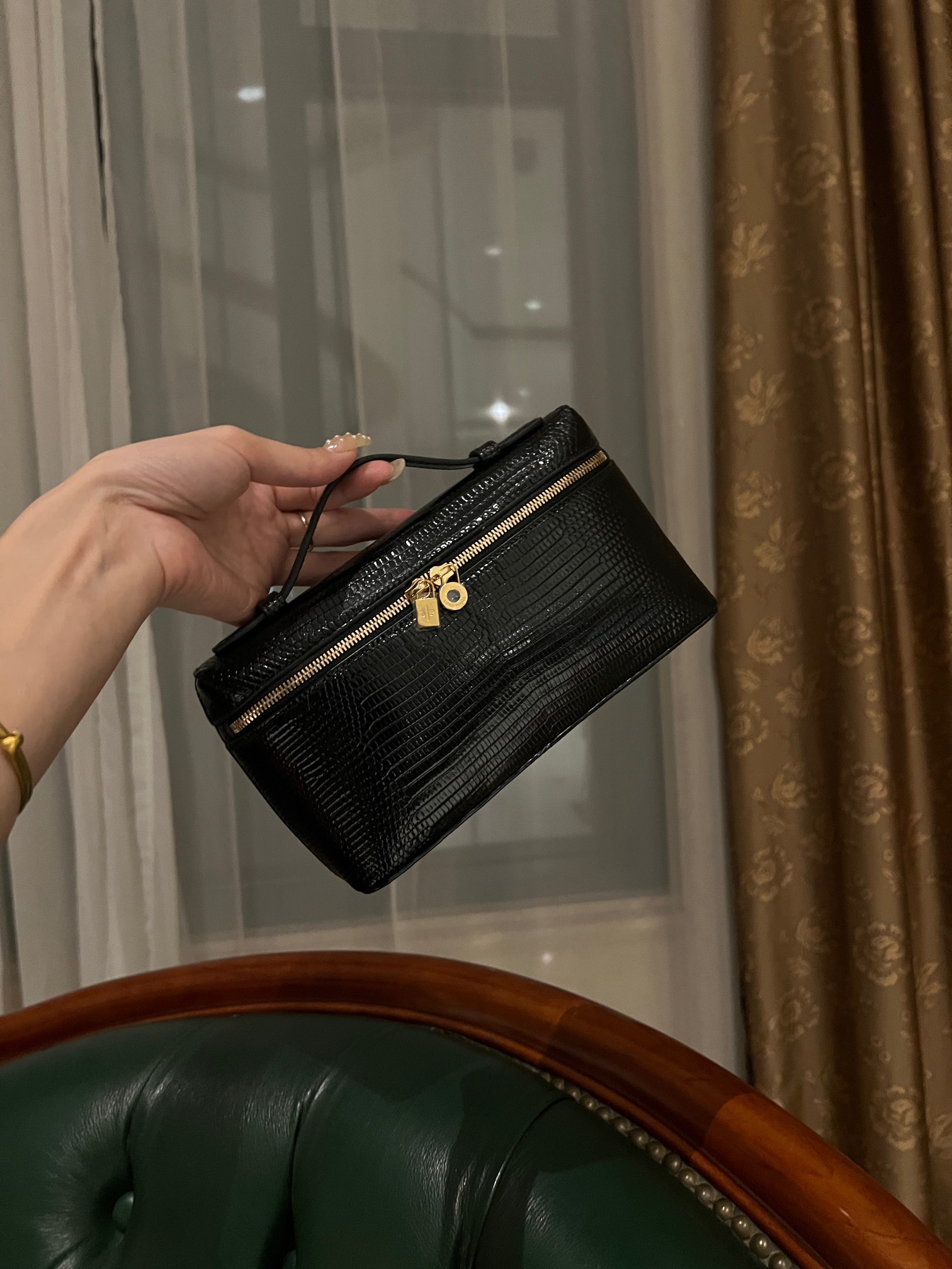 Loro Piana Extra pocket 19 Lizard skin