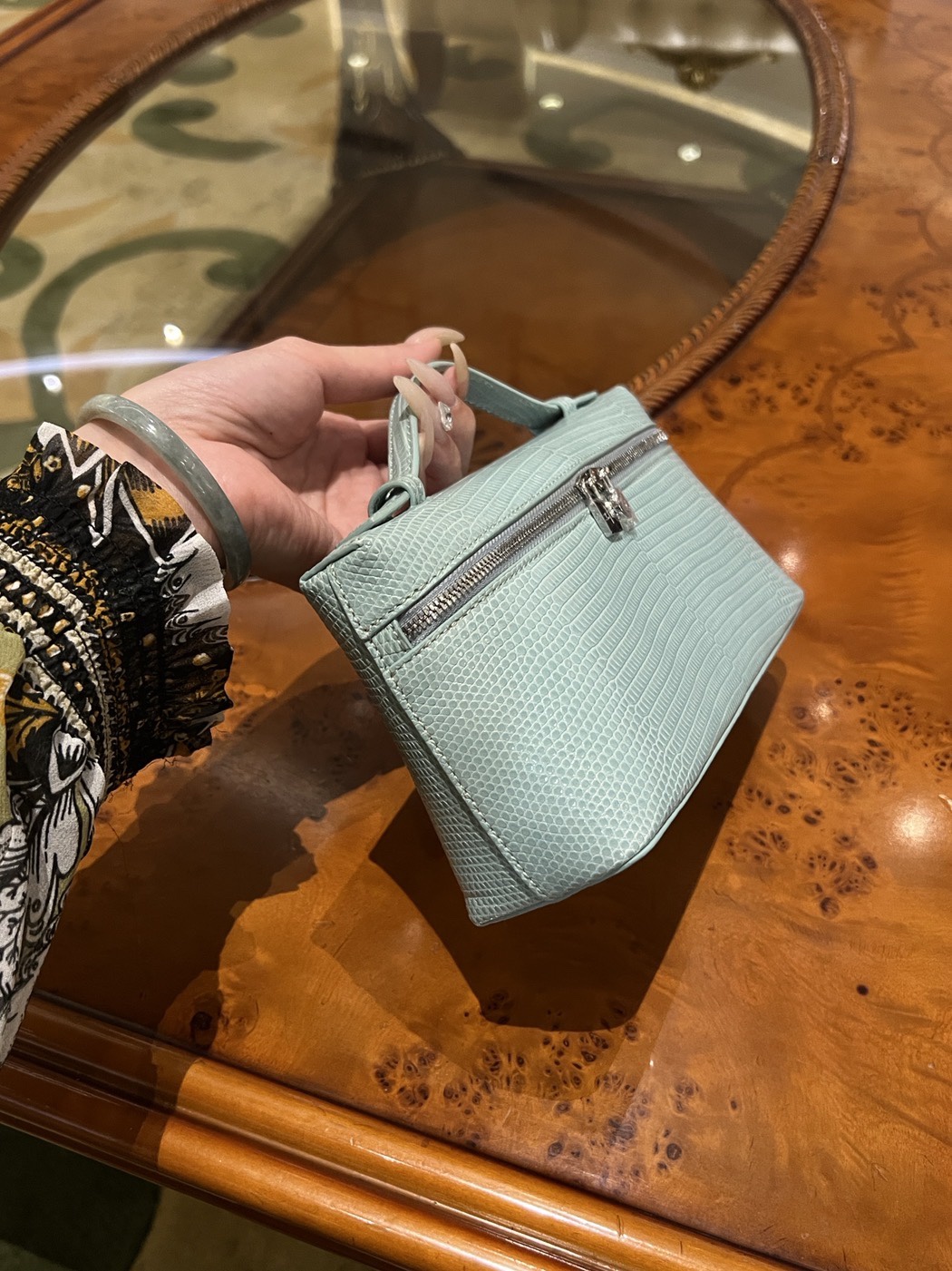 Loro Piana Extra pocket 19 Lizard skin