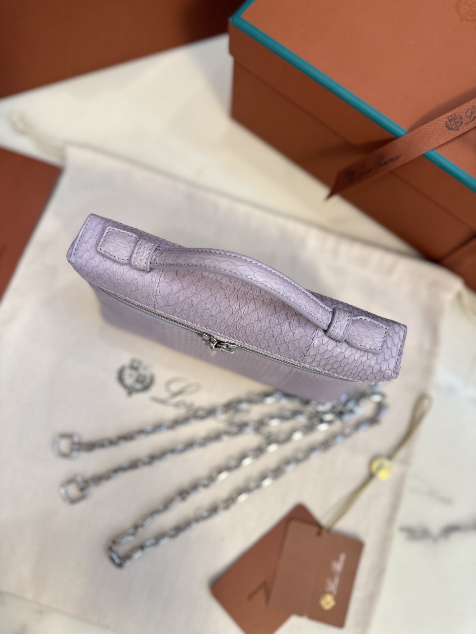 Loro Piana Extra pocket 19 snakeskin