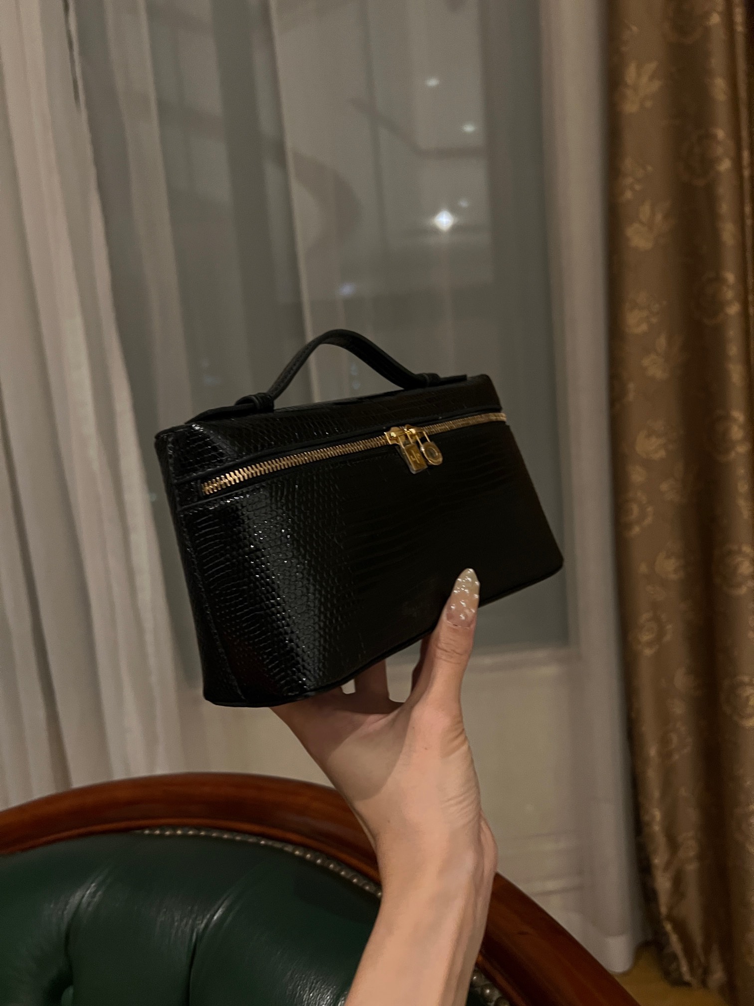 Loro Piana Extra pocket 19 Lizard skin