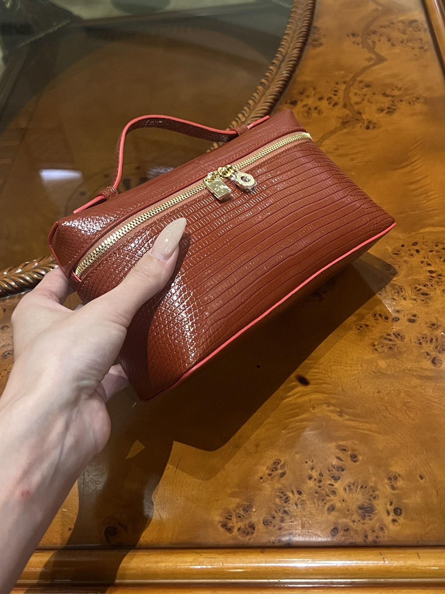 Loro Piana Extra pocket 19 Lizard skin