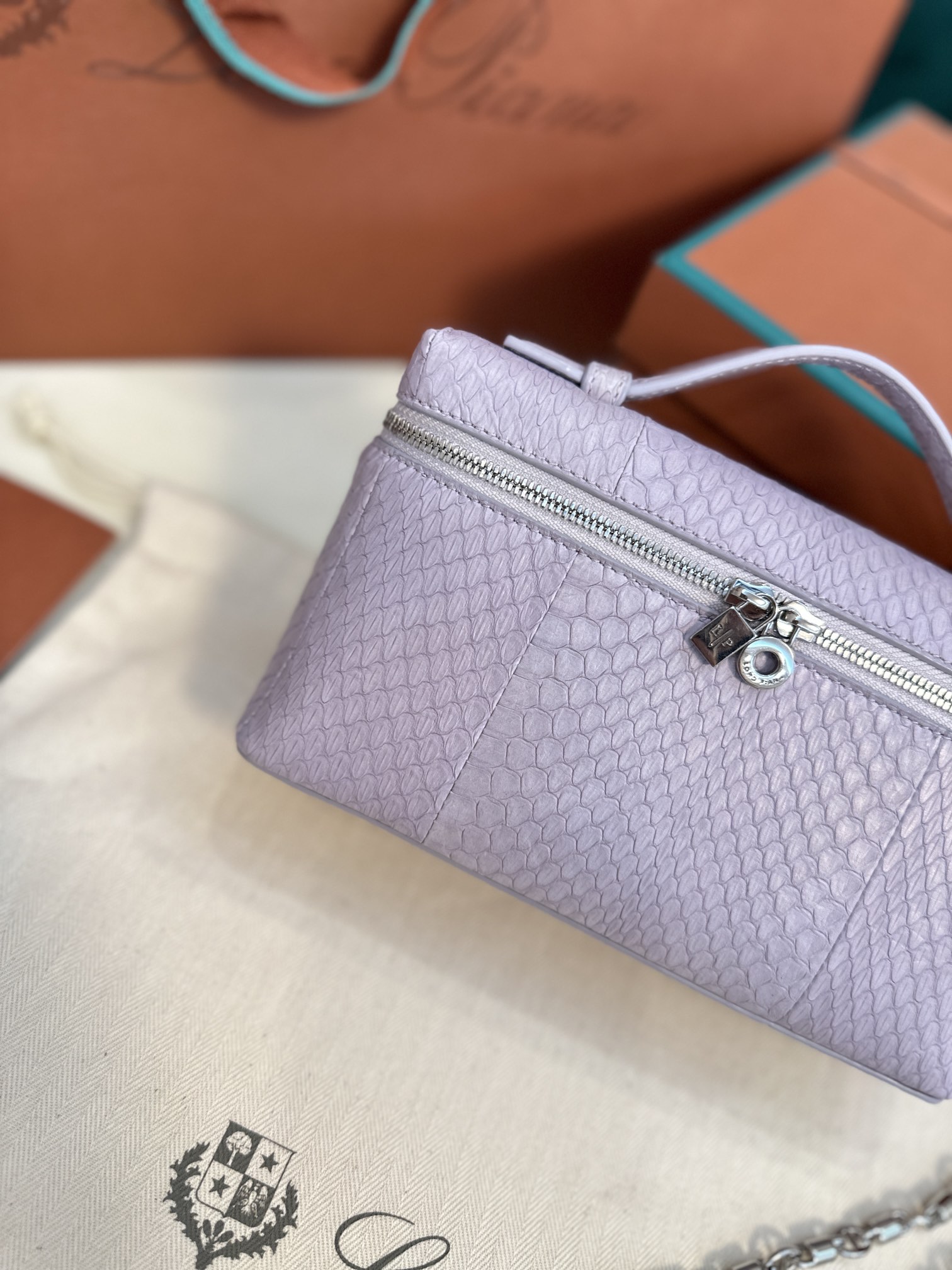 Loro Piana Extra pocket 19 snakeskin