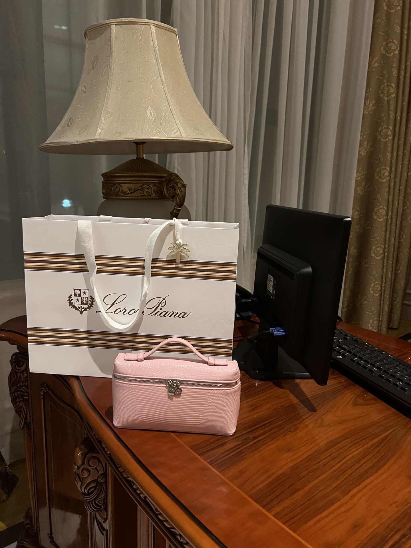 Loro Piana Extra pocket 19 Lizard skin