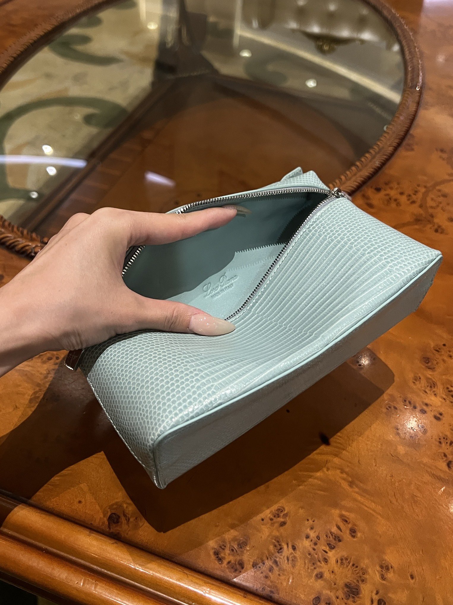 Loro Piana Extra pocket 19 Lizard skin