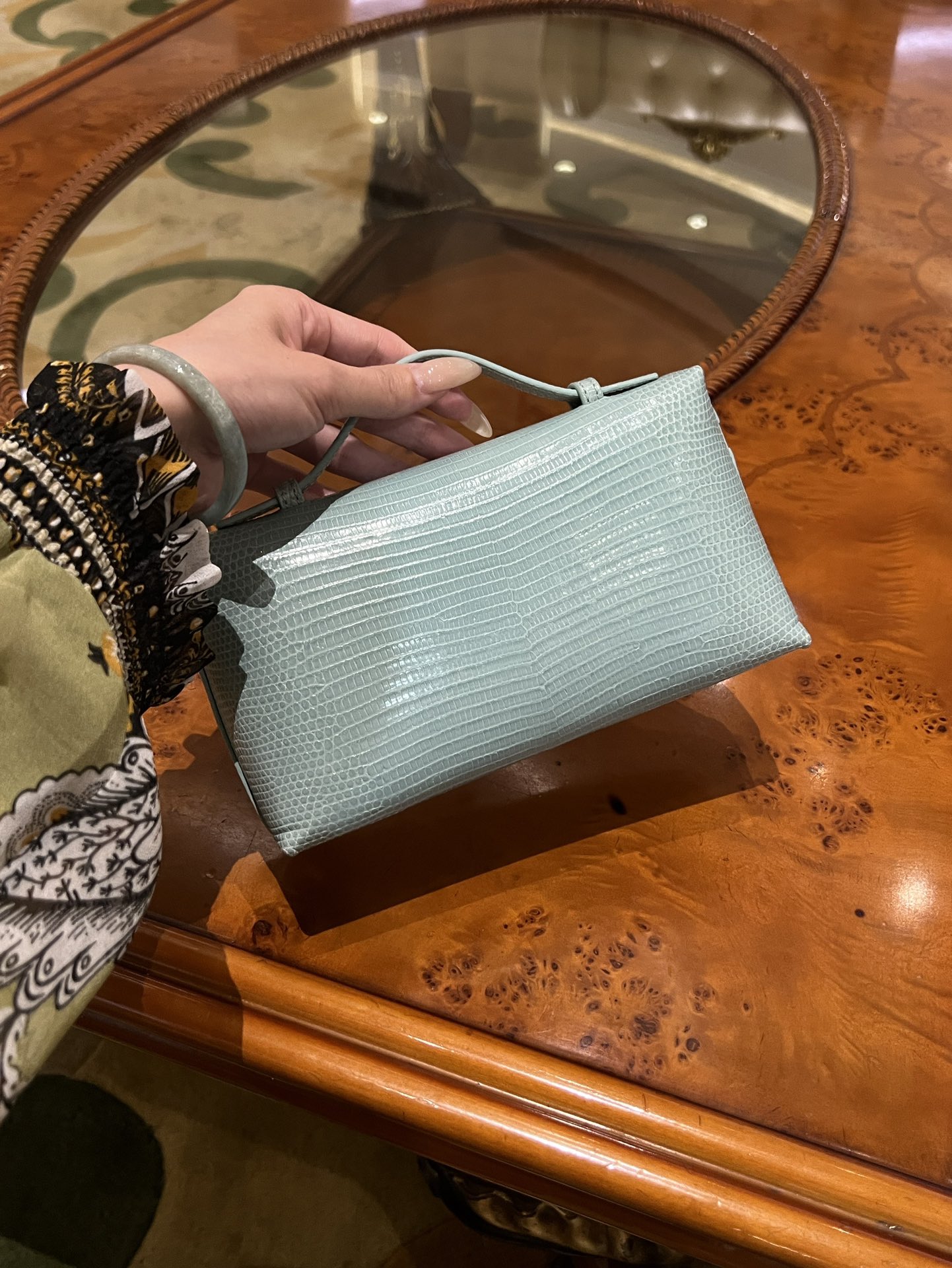 Loro Piana Extra pocket 19 Lizard skin