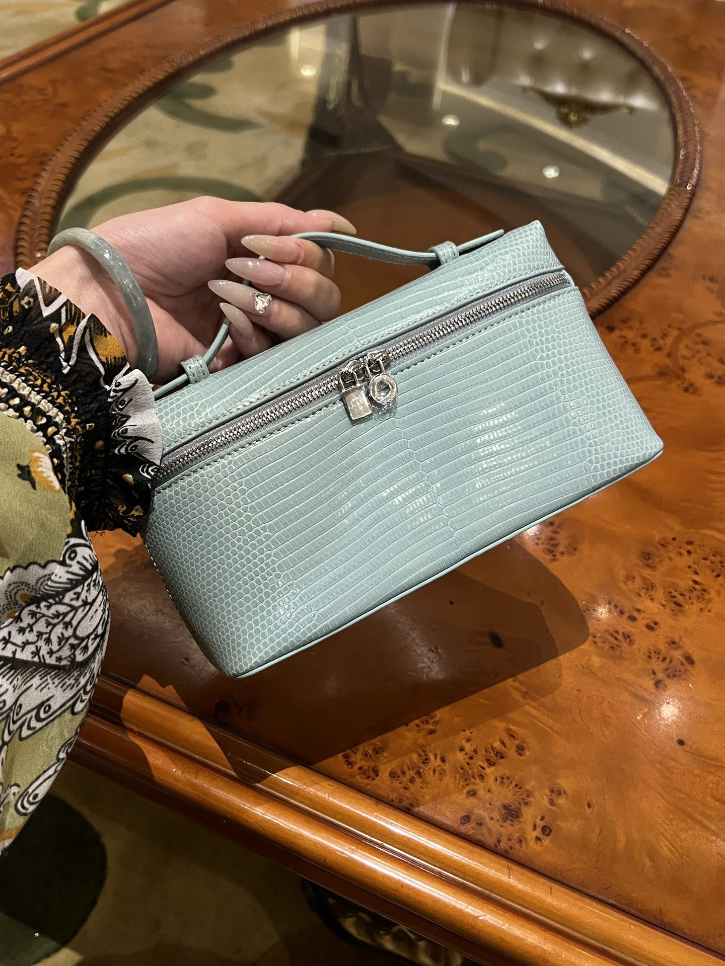 Loro Piana Extra pocket 19 Lizard skin