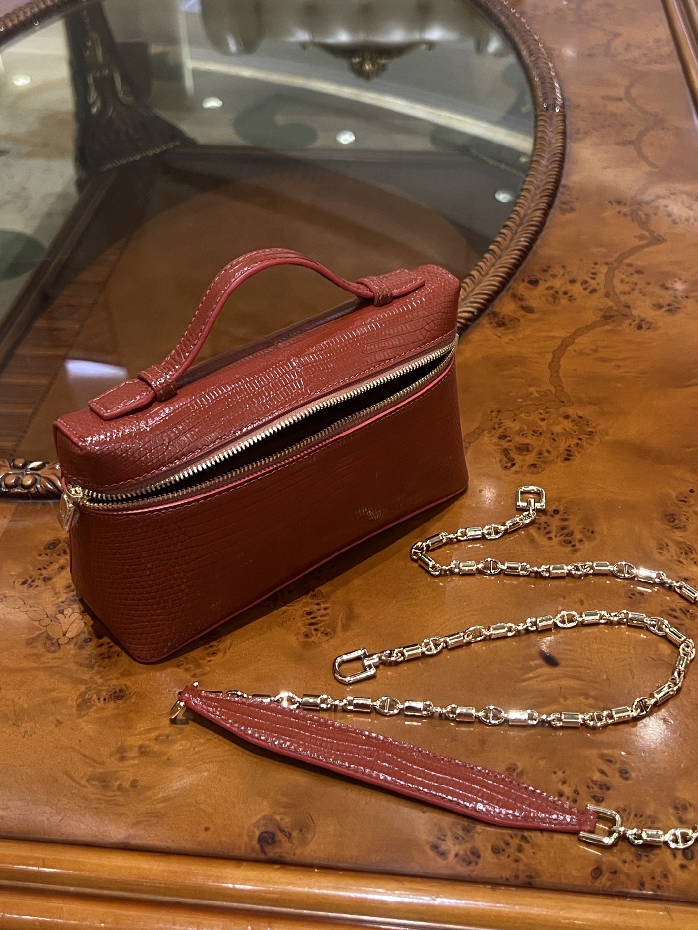 Loro Piana Extra pocket 19 Lizard skin