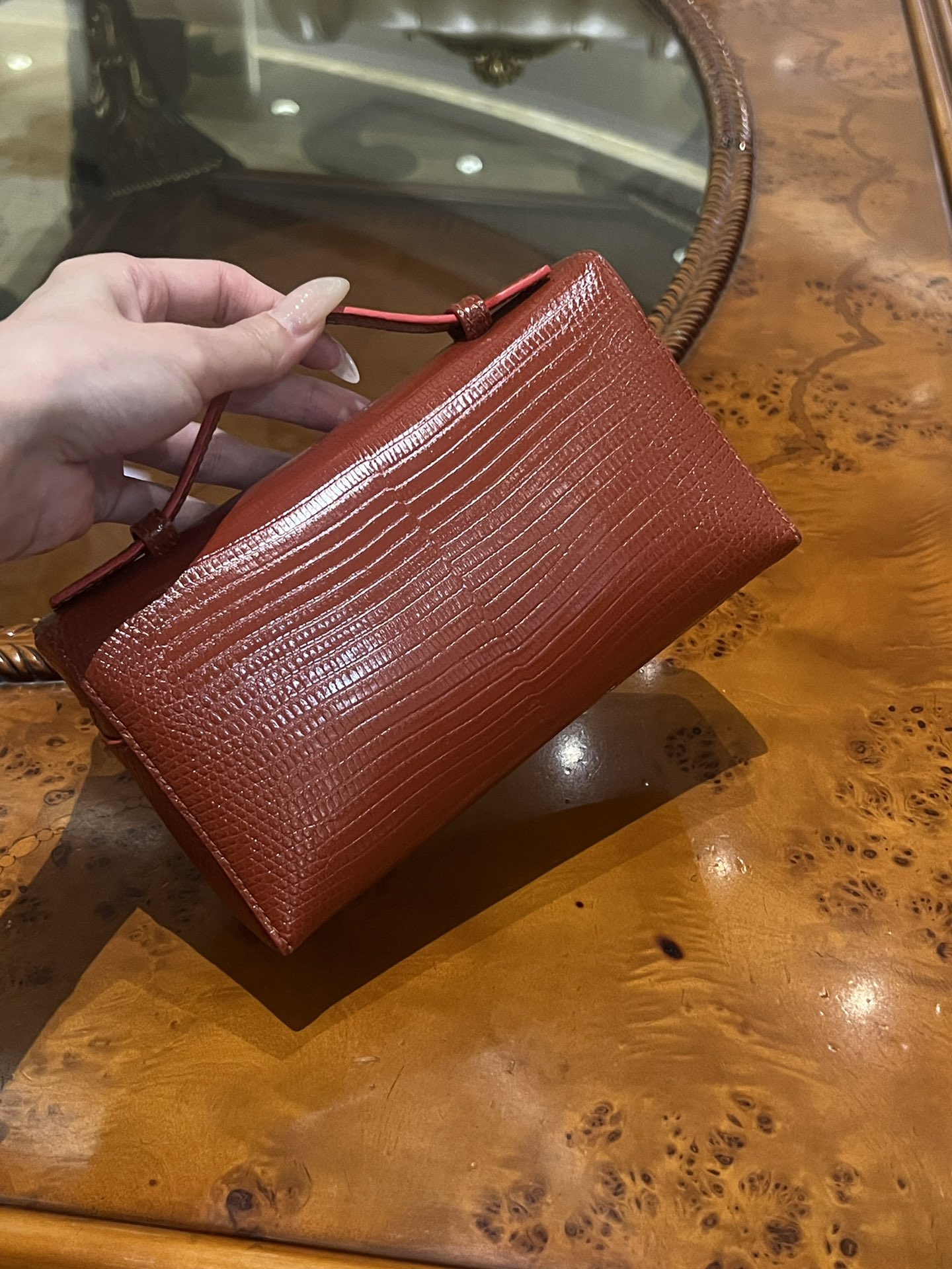 Loro Piana Extra pocket 19 Lizard skin