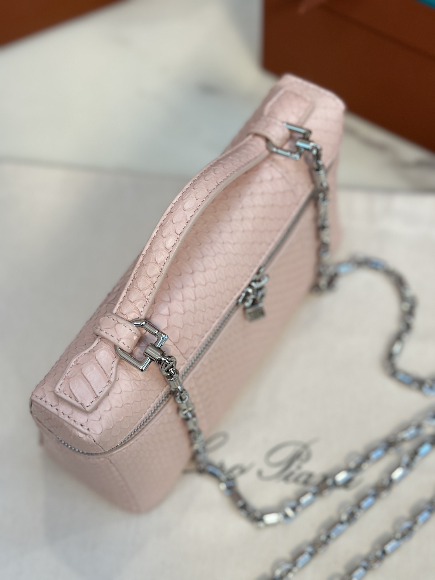 Loro Piana Extra pocket 19 snakeskin