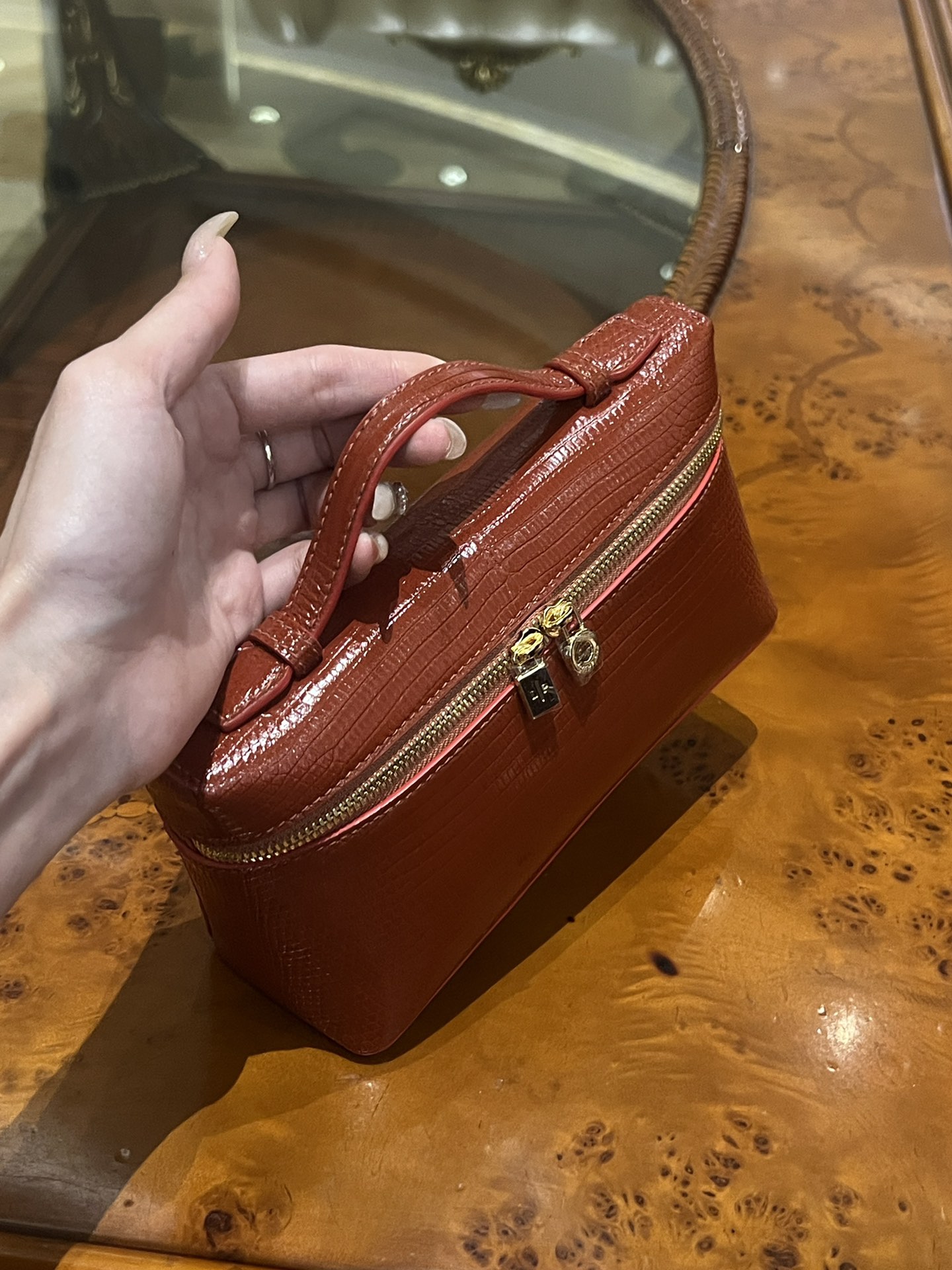 Loro Piana Extra pocket 19 Lizard skin