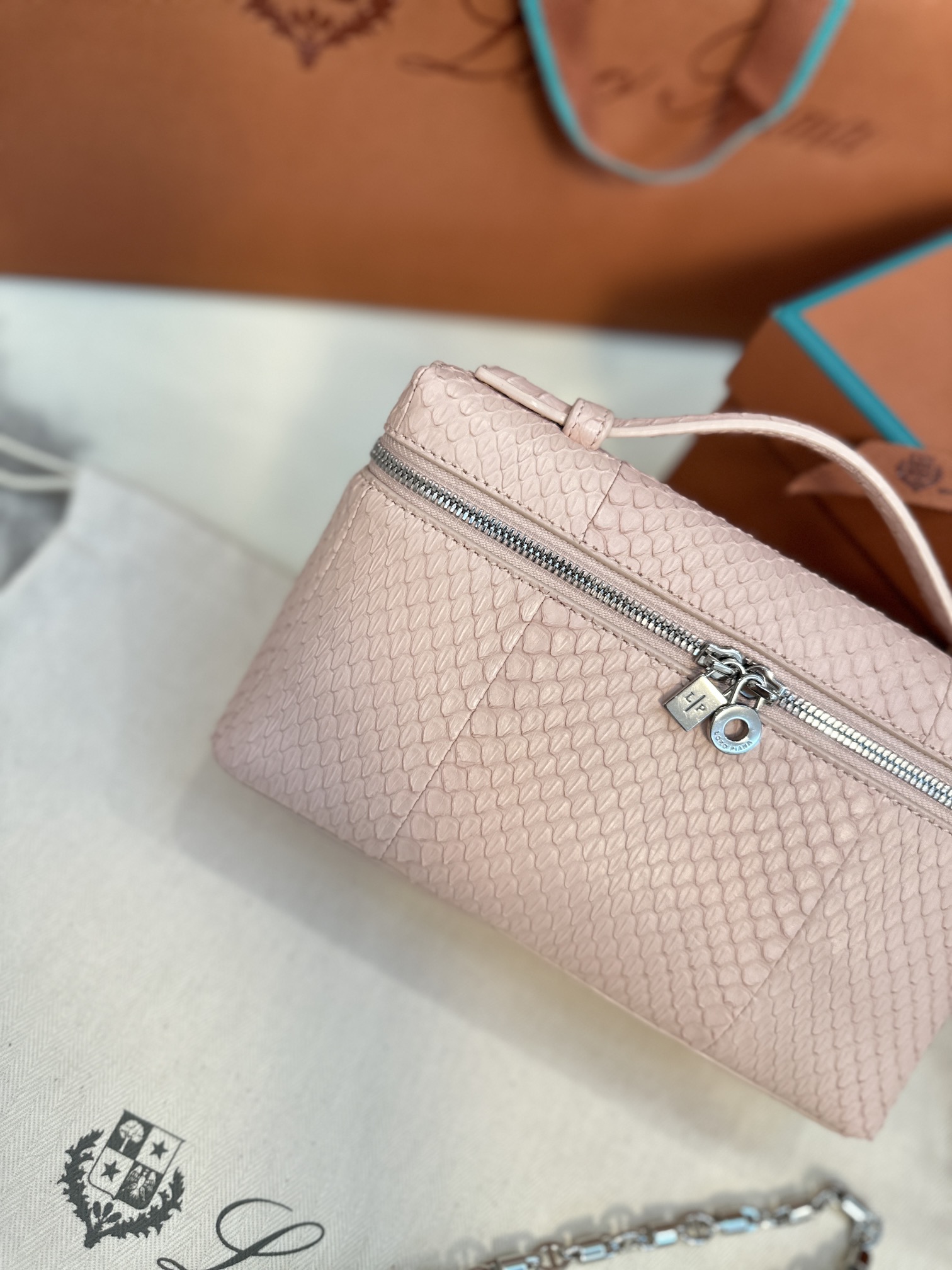 Loro Piana Extra pocket 19 snakeskin