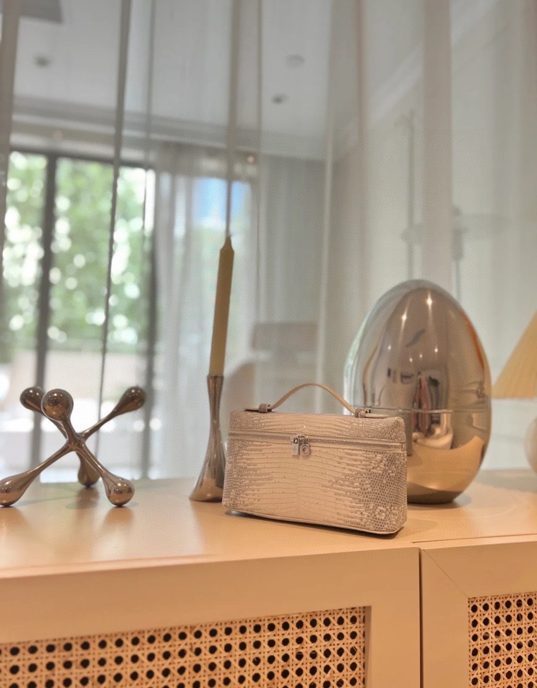 Loro Piana Extra pocket 19 Lizard skin