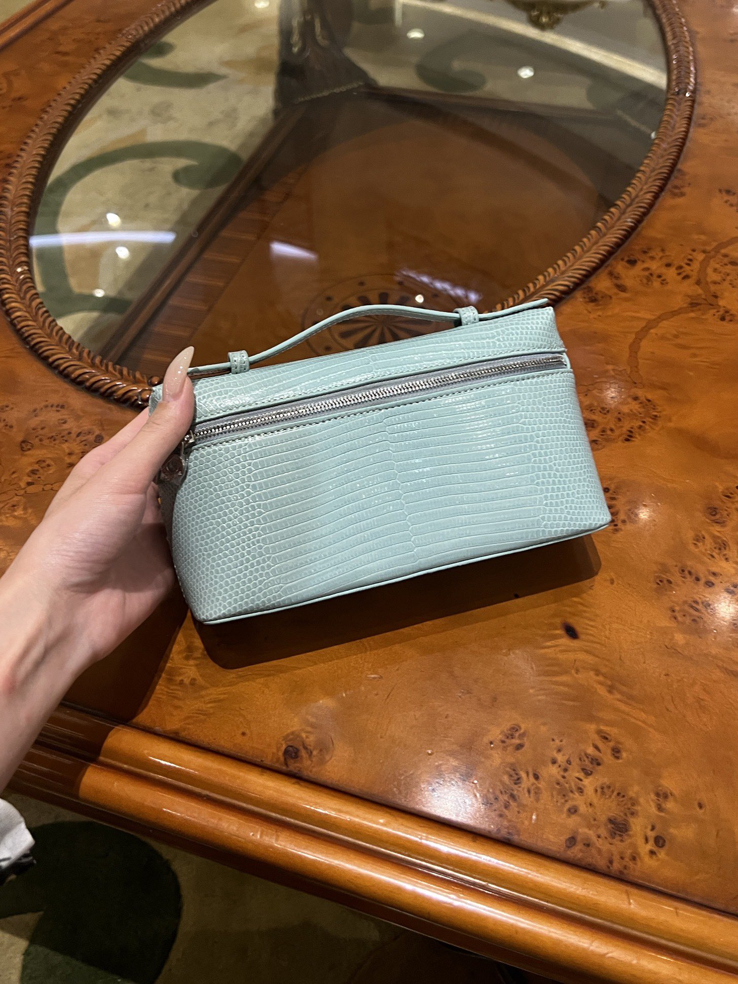 Loro Piana Extra pocket 19 Lizard skin