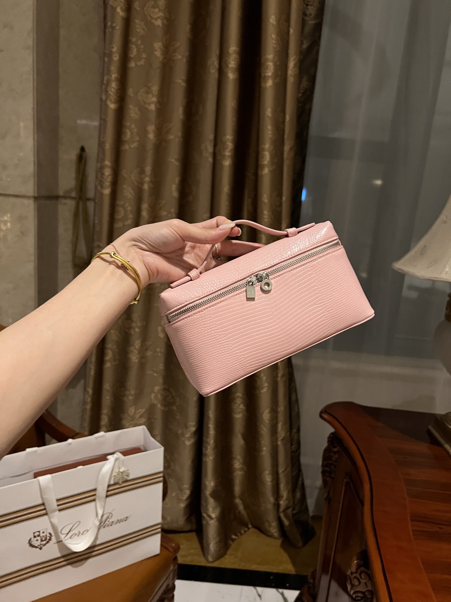 Loro Piana Extra pocket 19 Lizard skin