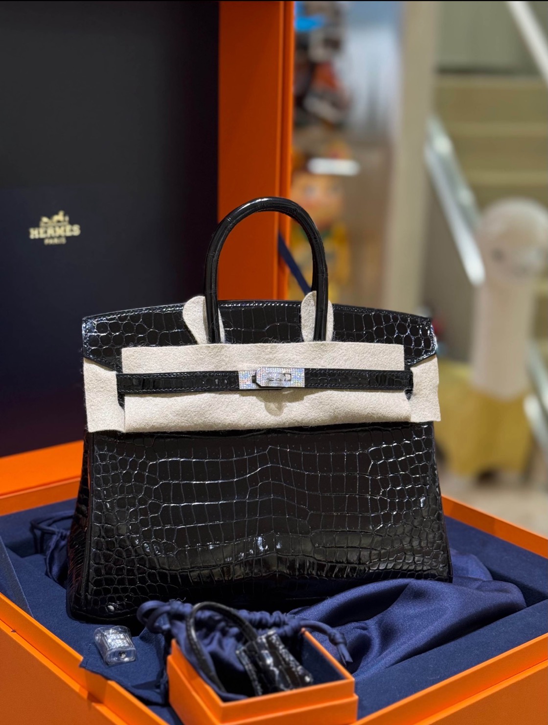 DIY custom Crocodile skin Hermes Birkin 25cm-40cm