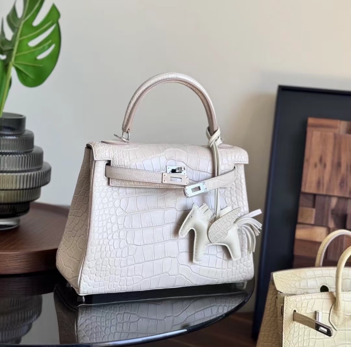 DIY custom Hermes Kelly crocodile skin 25cm-40cm