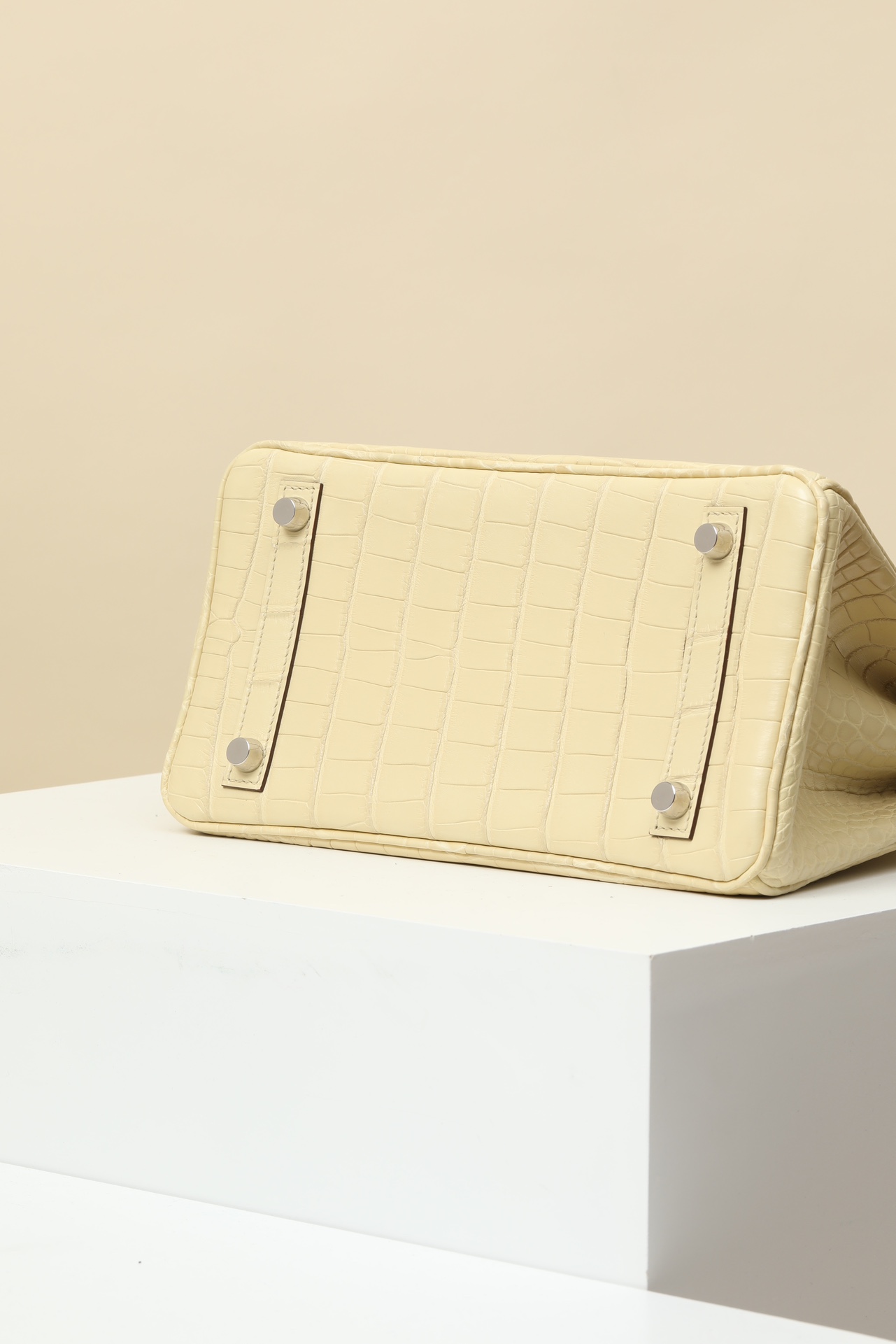 Crocodile leather #Y1 Vanilla Birkin 25-30cm