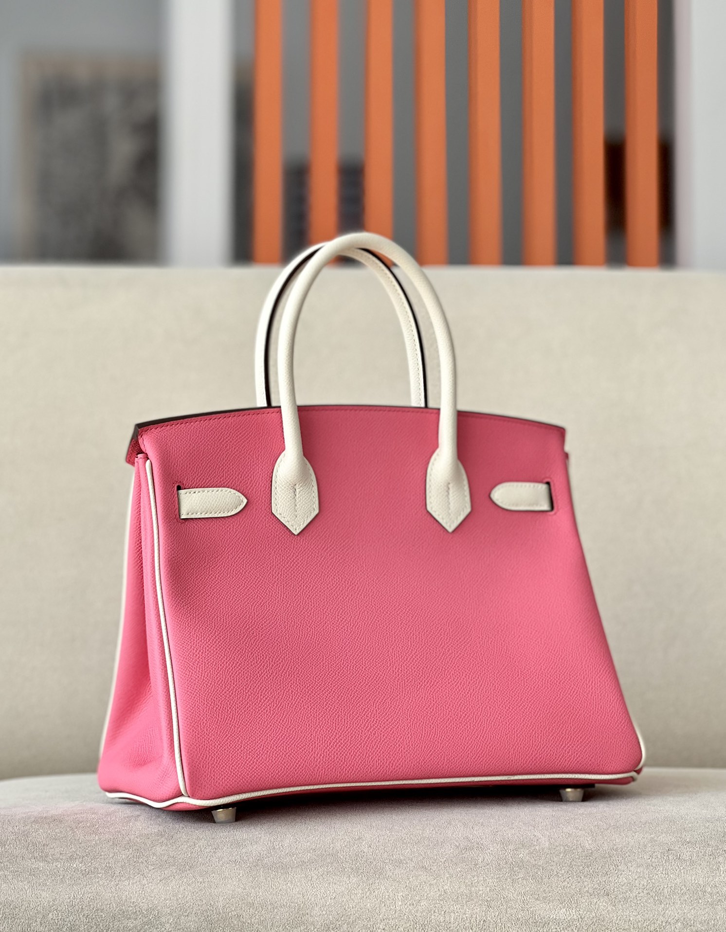 Hermes Birkin  Color blocking 25-35cm Espom