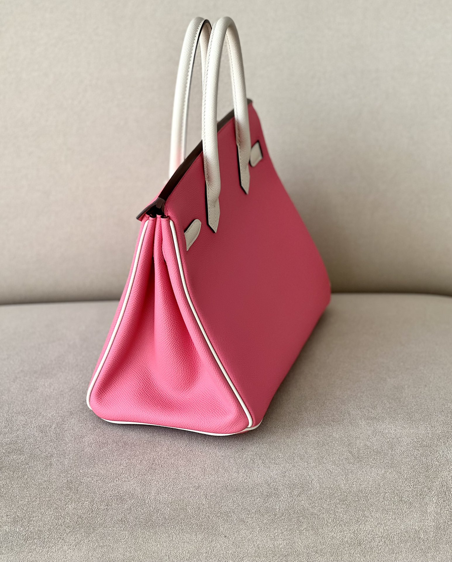 Hermes Birkin  Color blocking 25-35cm Espom